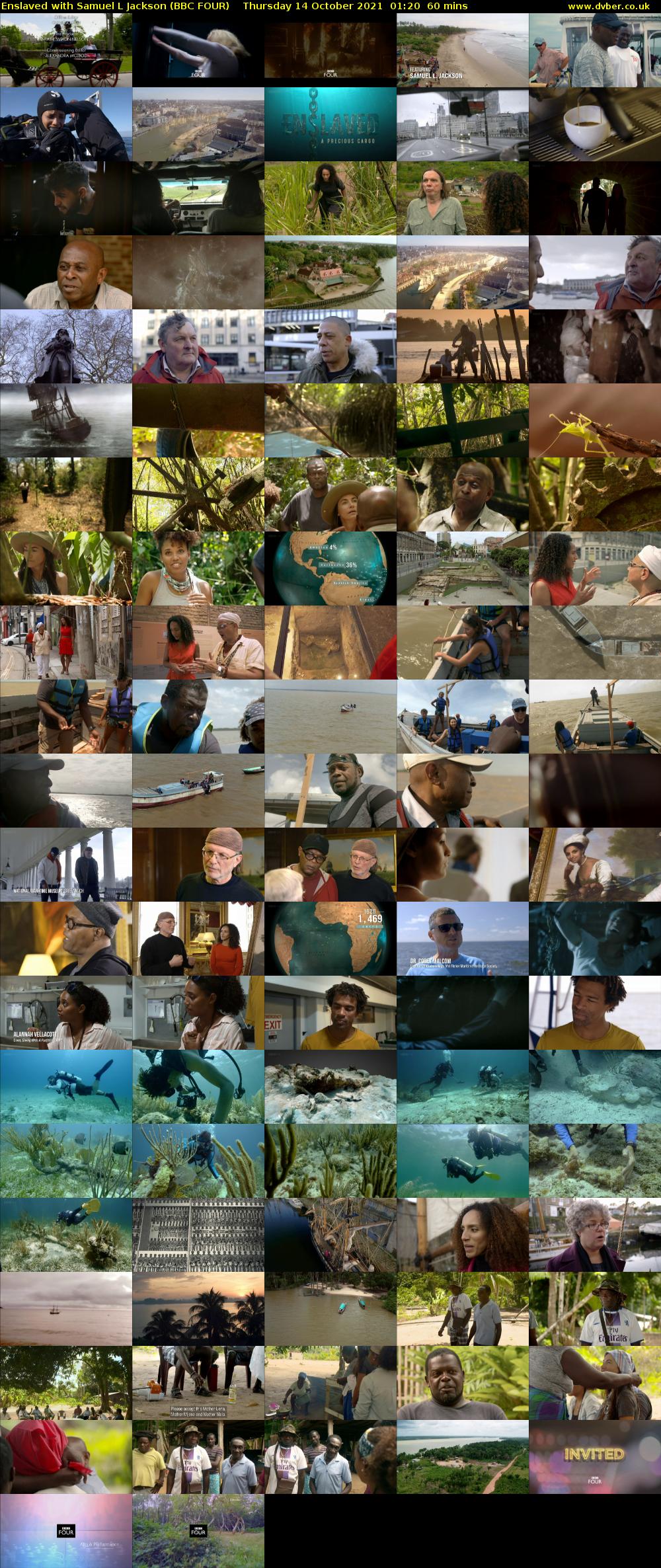 Enslaved with Samuel L Jackson (BBC FOUR) Thursday 14 October 2021 01:20 - 02:20