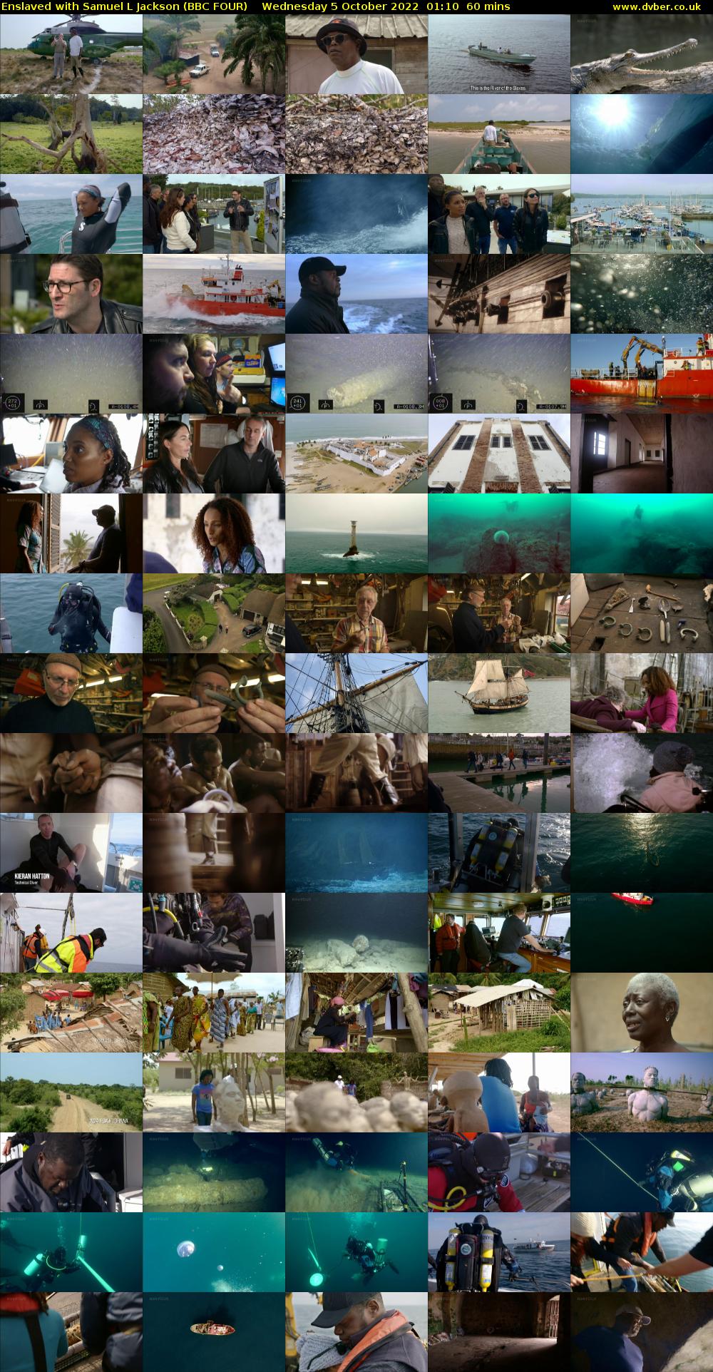 Enslaved with Samuel L Jackson (BBC FOUR) Wednesday 5 October 2022 01:10 - 02:10