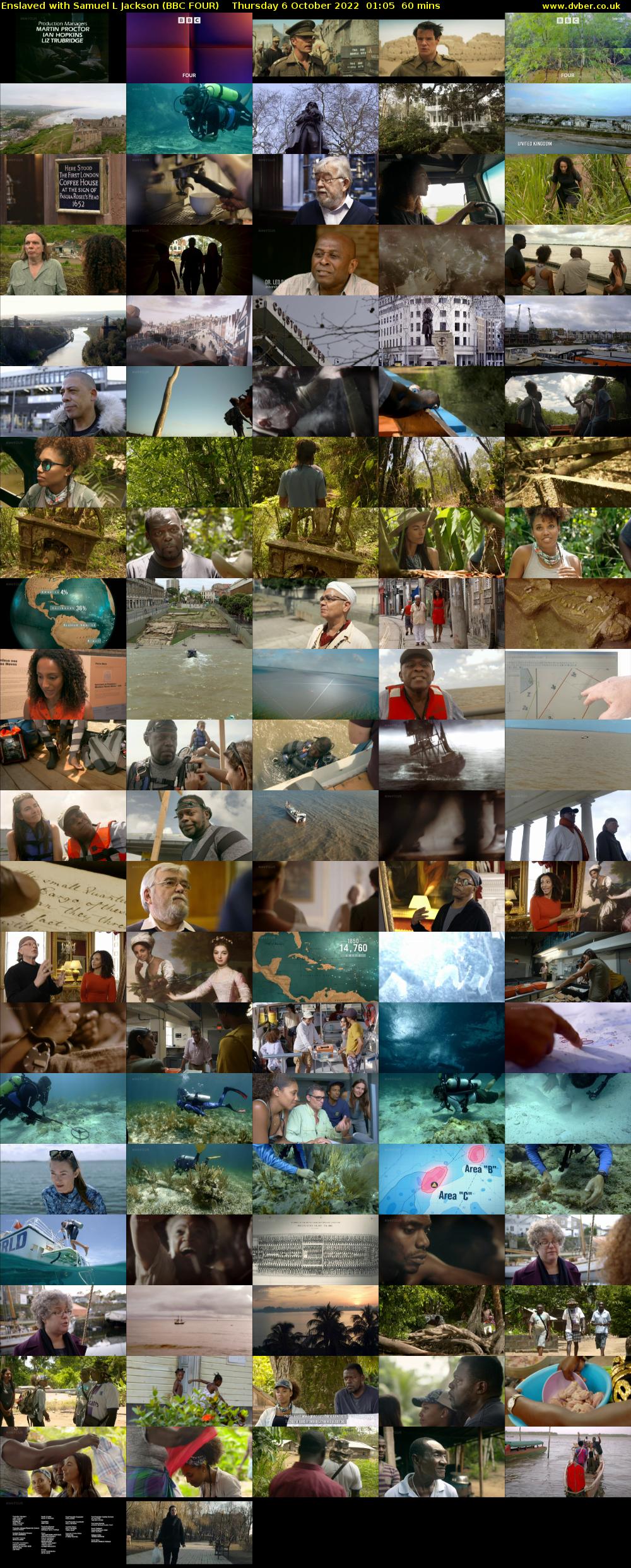 Enslaved with Samuel L Jackson (BBC FOUR) Thursday 6 October 2022 01:05 - 02:05