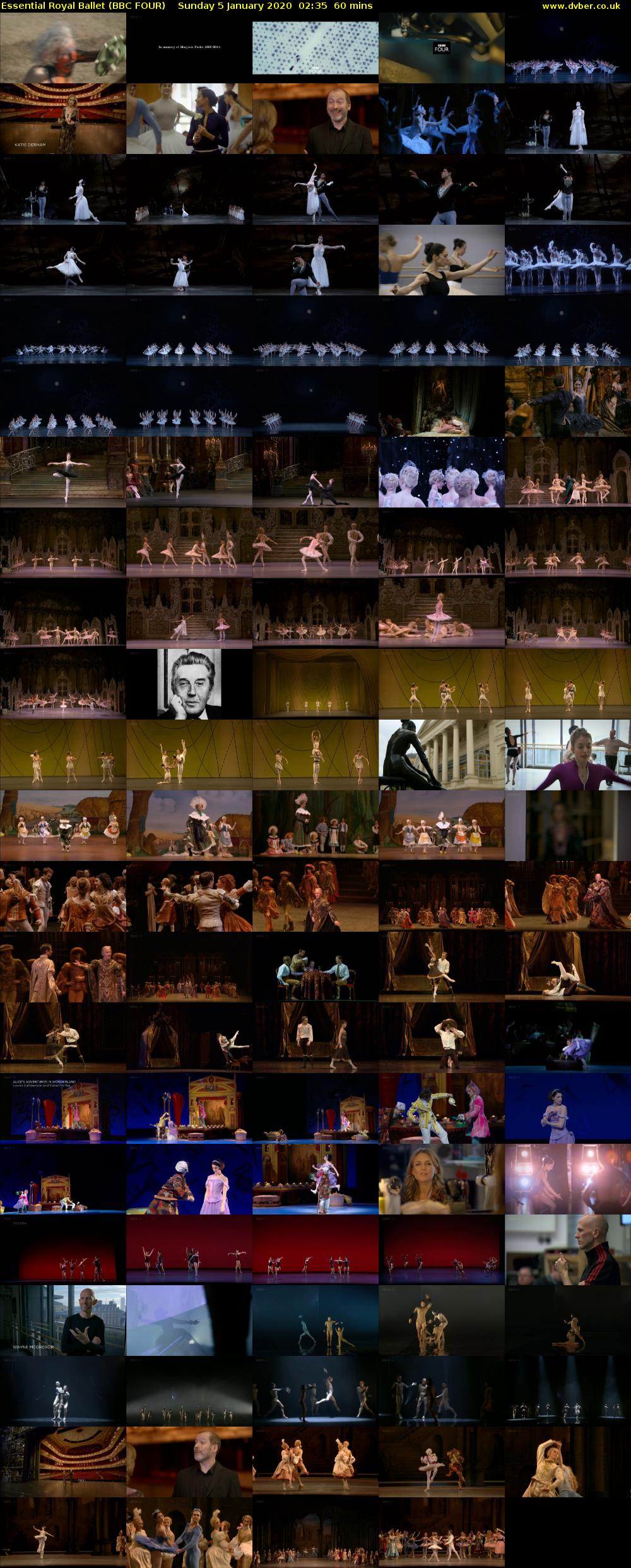 Essential Royal Ballet (BBC FOUR) Sunday 5 January 2020 02:35 - 03:35