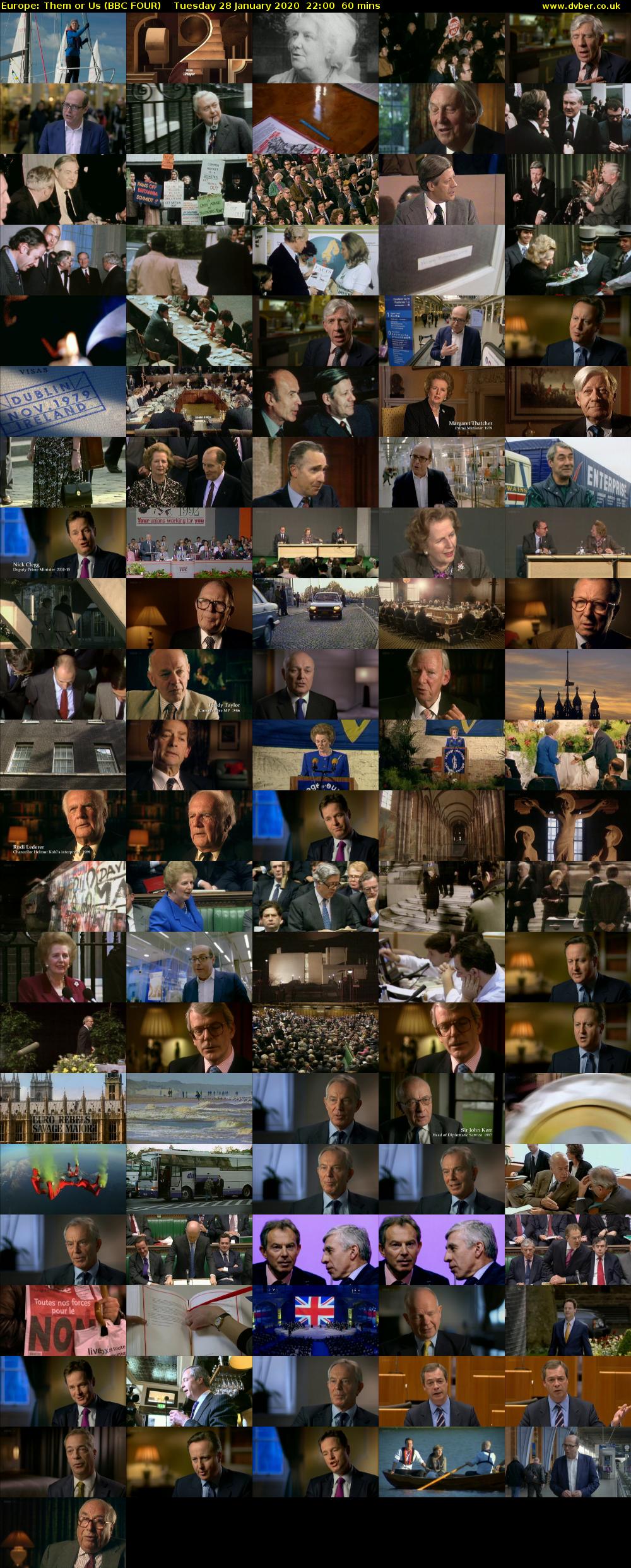 Europe: Them or Us (BBC FOUR) Tuesday 28 January 2020 22:00 - 23:00
