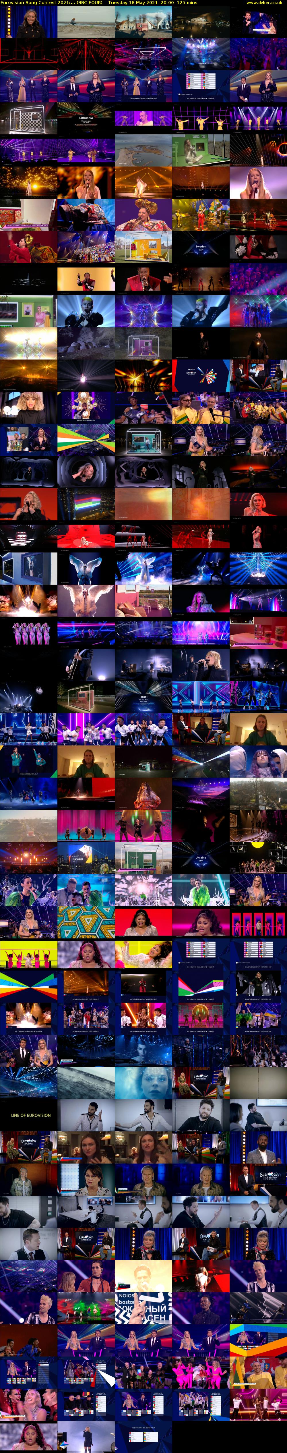 Eurovision Song Contest 2021:... (BBC FOUR) Tuesday 18 May 2021 20:00 - 22:05