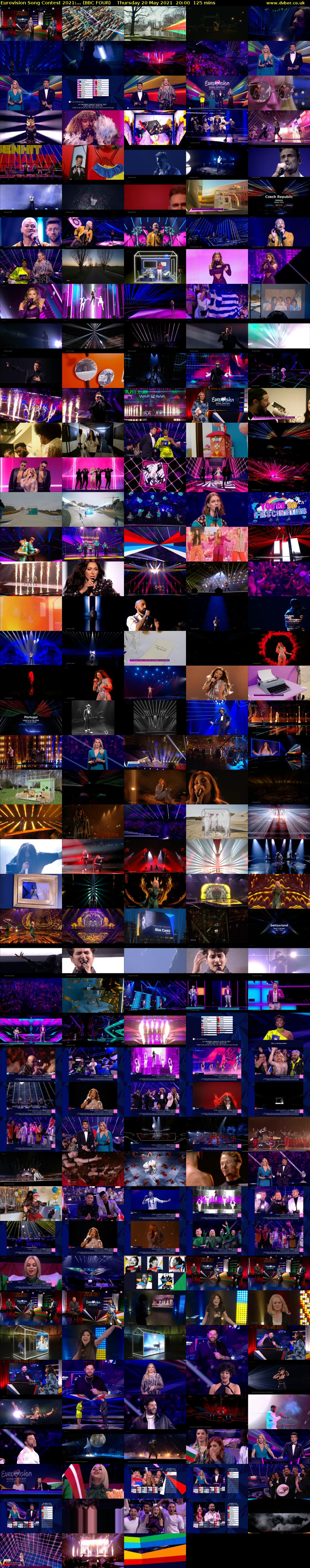 Eurovision Song Contest 2021:... (BBC FOUR) Thursday 20 May 2021 20:00 - 22:05