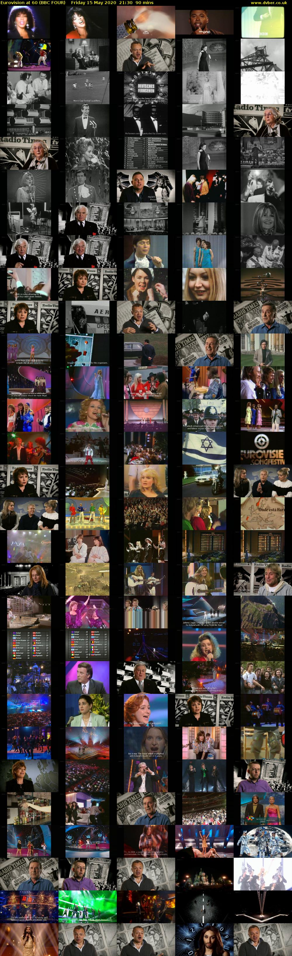 Eurovision at 60 (BBC FOUR) Friday 15 May 2020 21:30 - 23:00