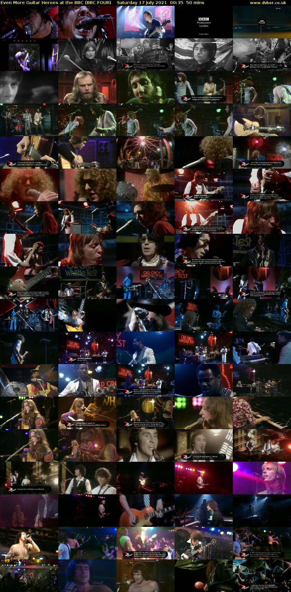 Even More Guitar Heroes at the BBC (BBC FOUR) Saturday 17 July 2021 00:35 - 01:25