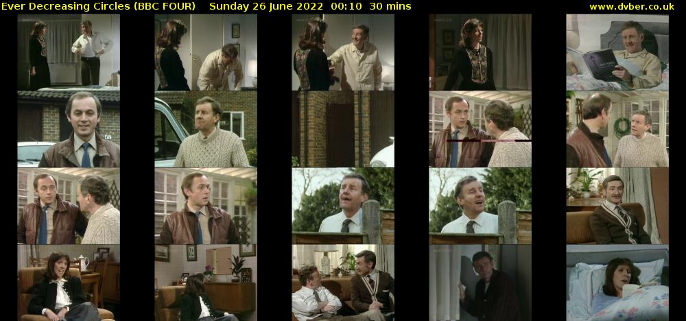 Ever Decreasing Circles (BBC FOUR) Sunday 26 June 2022 00:10 - 00:40
