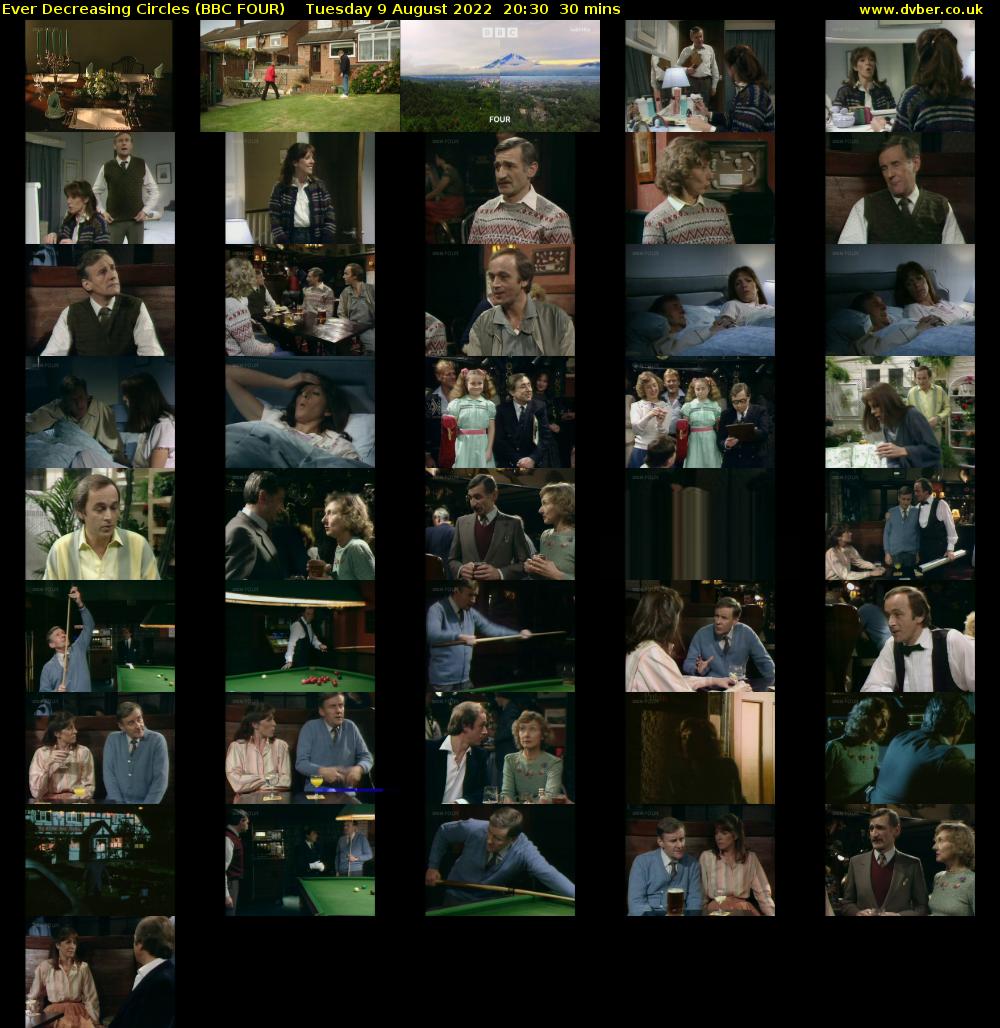 Ever Decreasing Circles (BBC FOUR) Tuesday 9 August 2022 20:30 - 21:00