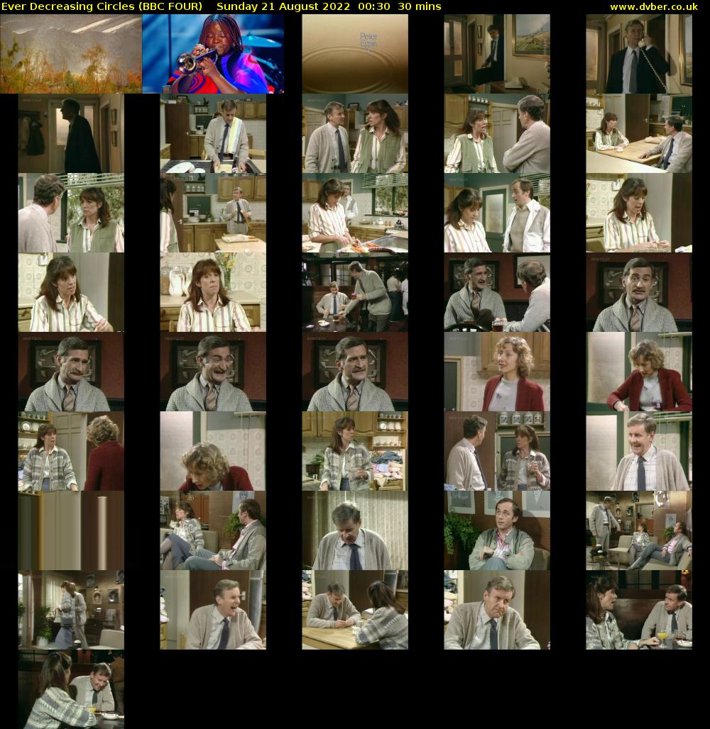 Ever Decreasing Circles (BBC FOUR) Sunday 21 August 2022 00:30 - 01:00