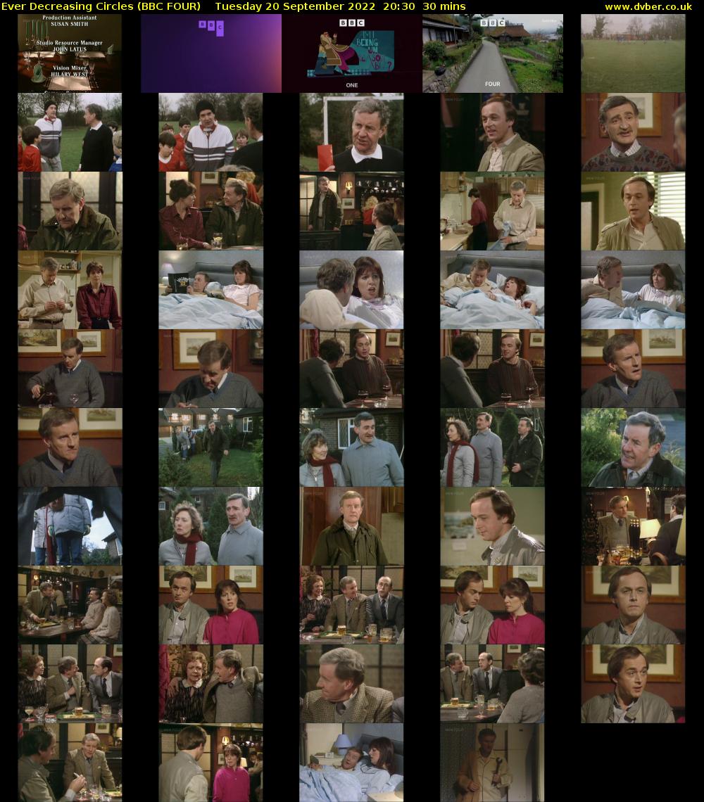 Ever Decreasing Circles (BBC FOUR) Tuesday 20 September 2022 20:30 - 21:00