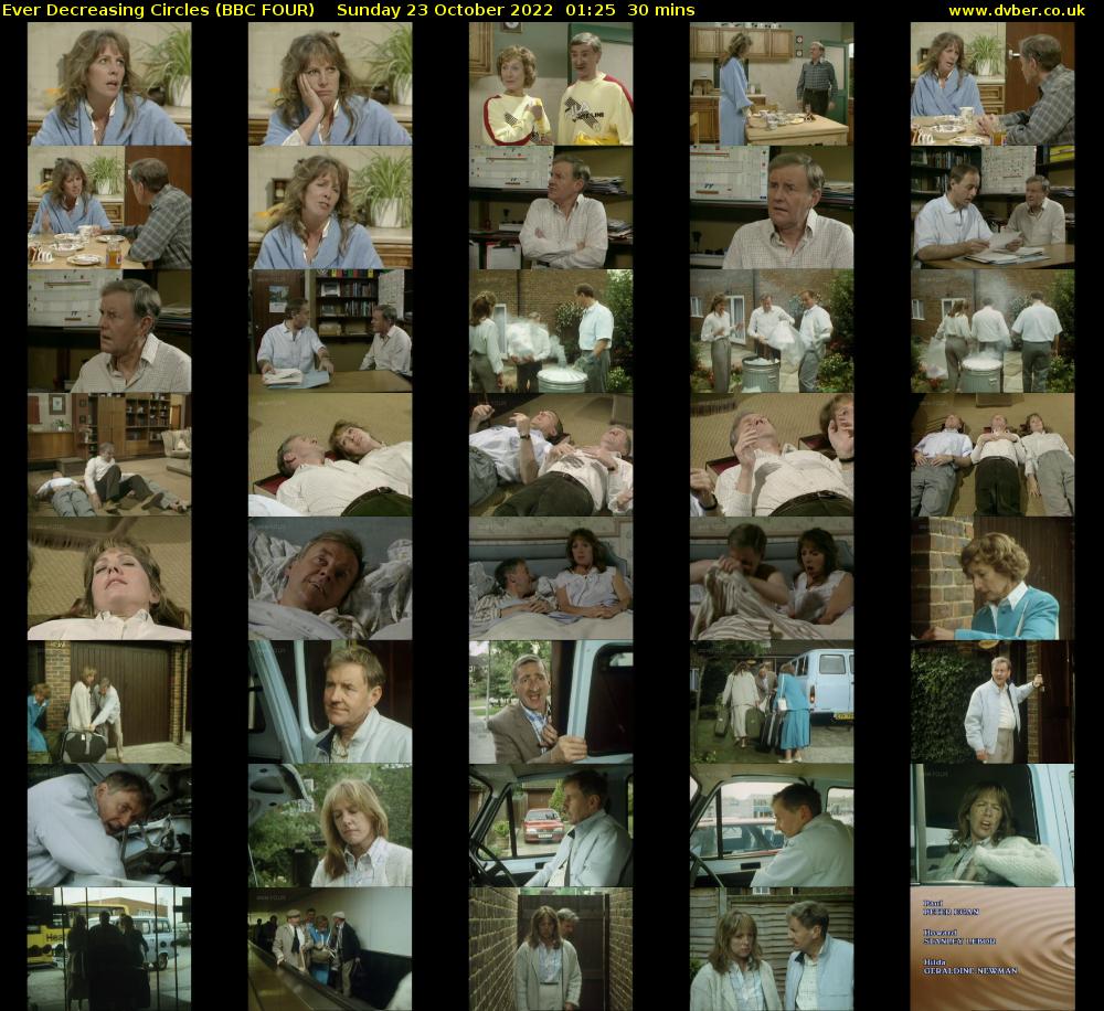 Ever Decreasing Circles (BBC FOUR) Sunday 23 October 2022 01:25 - 01:55