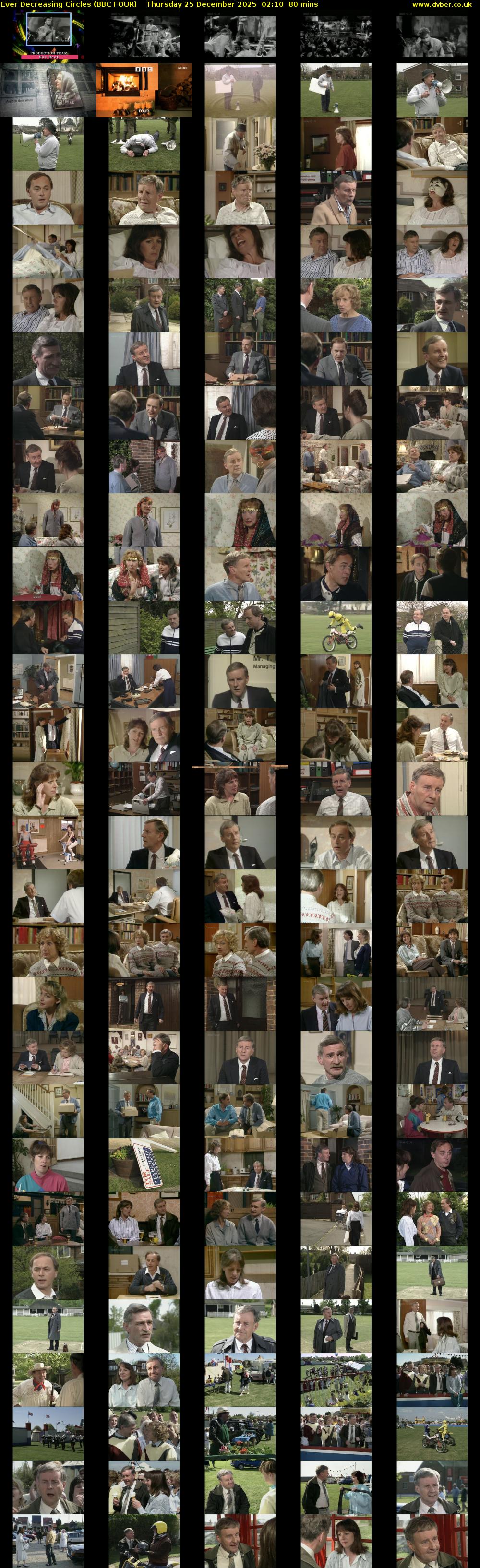 Ever Decreasing Circles (BBC FOUR) Thursday 25 December 2025 02:10 - 03:30