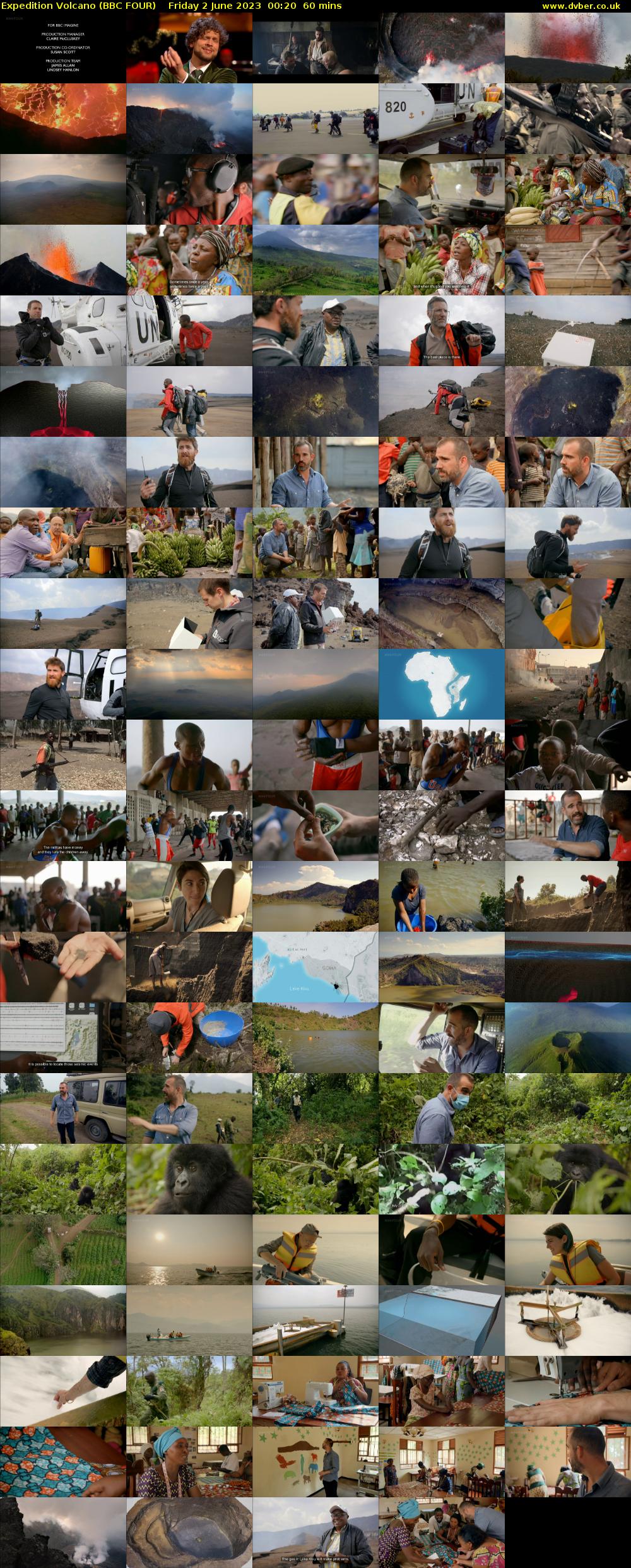 Expedition Volcano (BBC FOUR) Friday 2 June 2023 00:20 - 01:20