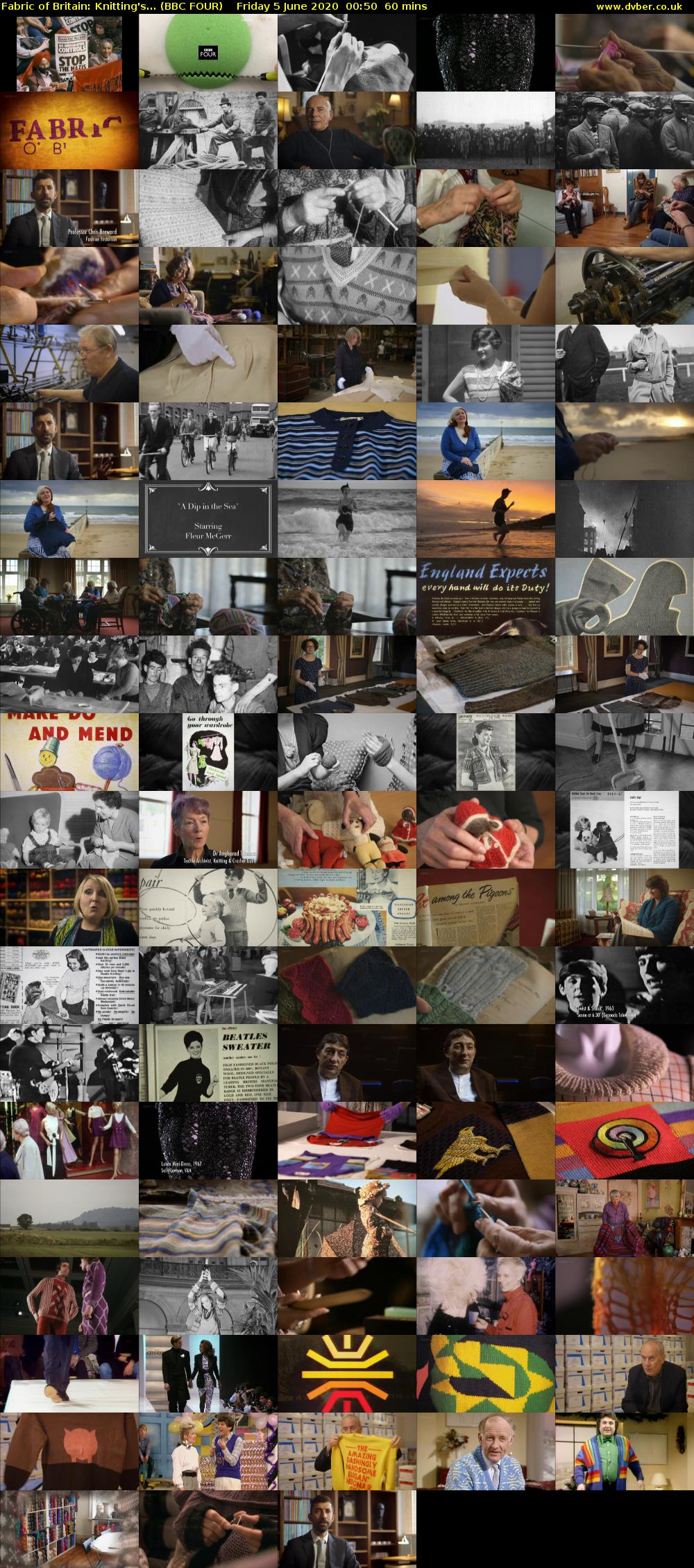 Fabric of Britain: Knitting's... (BBC FOUR) Friday 5 June 2020 00:50 - 01:50