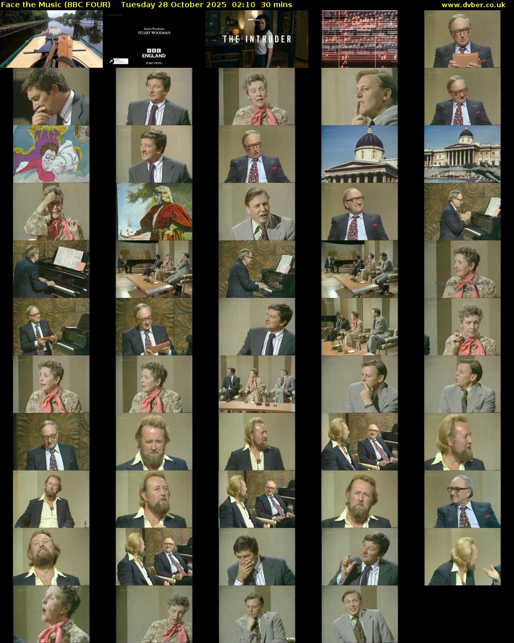 Face the Music (BBC FOUR) Tuesday 28 October 2025 02:10 - 02:40