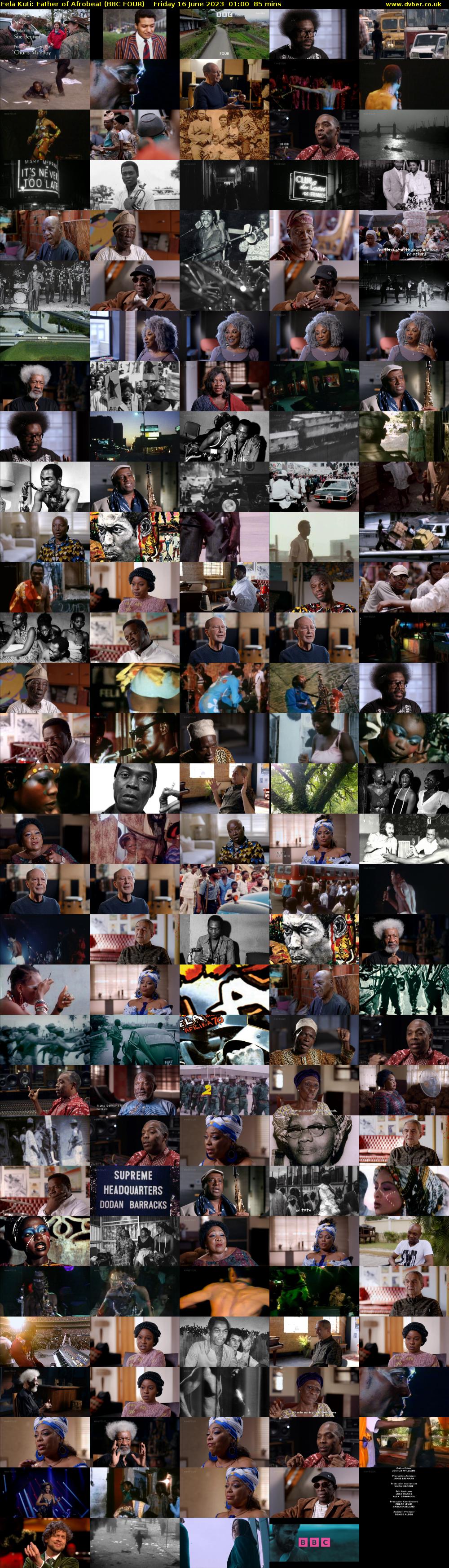 Fela Kuti: Father of Afrobeat (BBC FOUR) Friday 16 June 2023 01:00 - 02:25