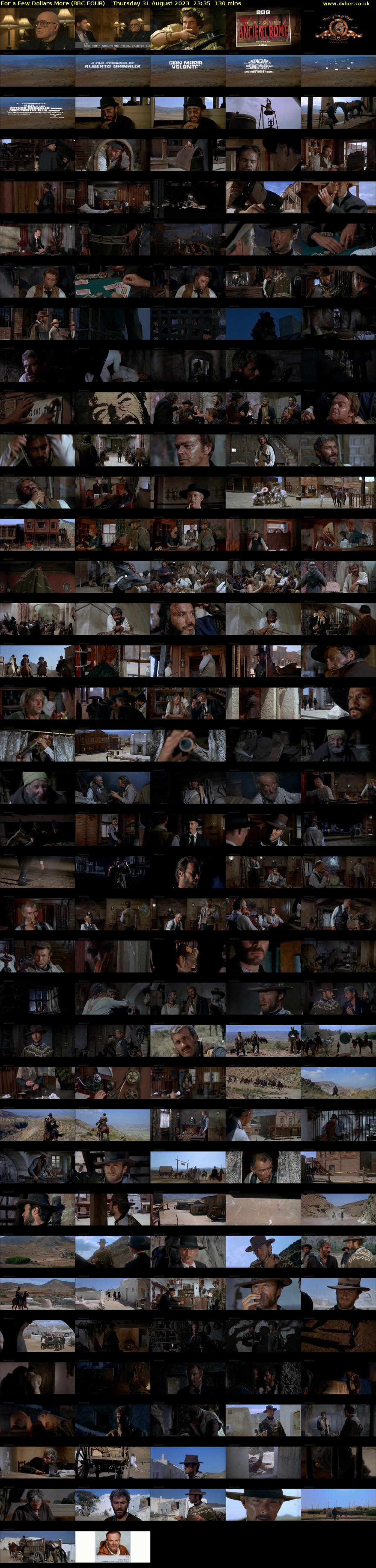 For a Few Dollars More (BBC FOUR) Thursday 31 August 2023 23:35 - 01:45