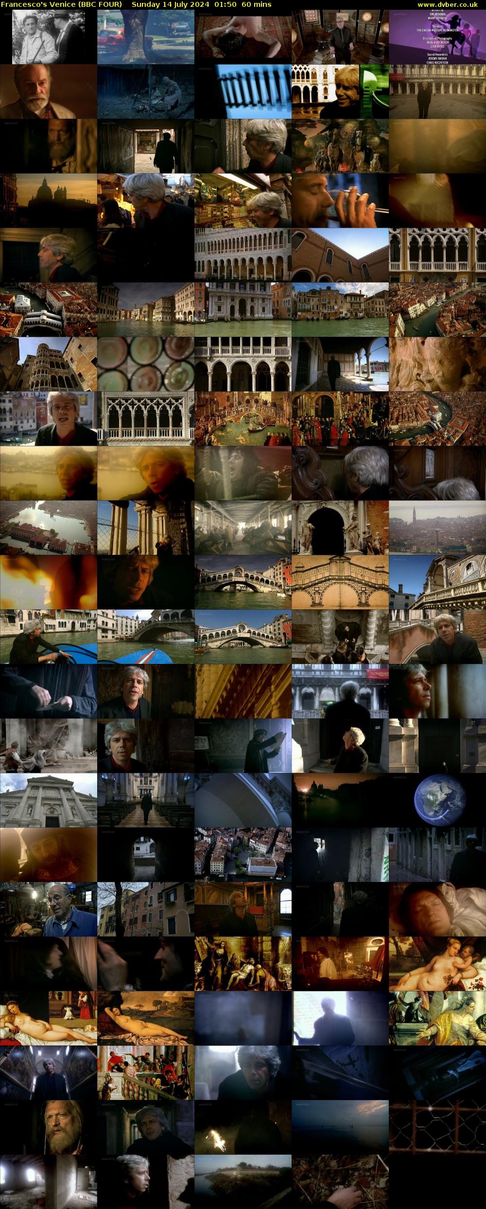 Francesco's Venice (BBC FOUR) Sunday 14 July 2024 01:50 - 02:50