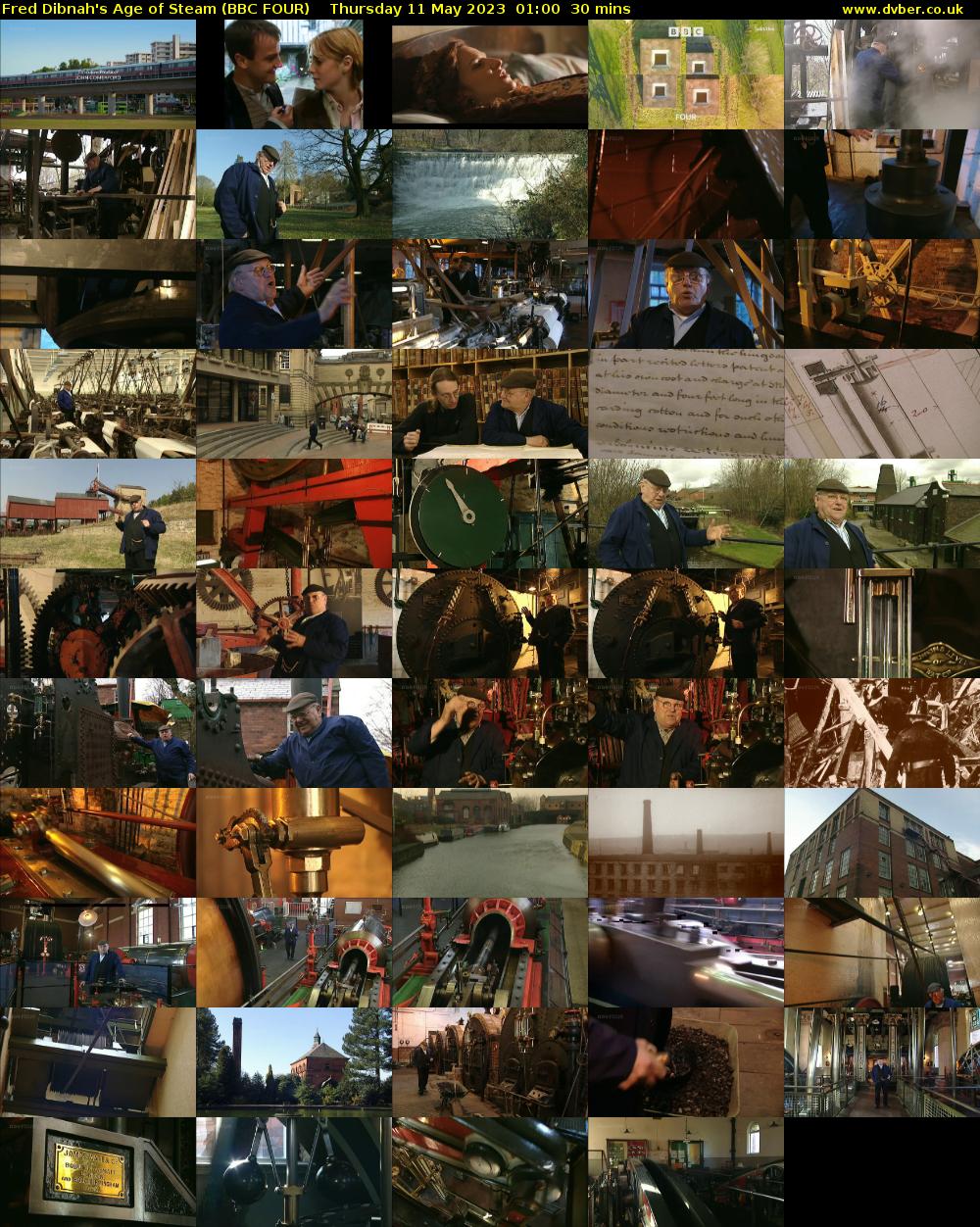 Fred Dibnah's Age of Steam (BBC FOUR) Thursday 11 May 2023 01:00 - 01:30