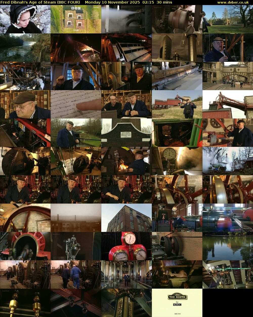 Fred Dibnah's Age of Steam (BBC FOUR) Monday 10 November 2025 02:15 - 02:45