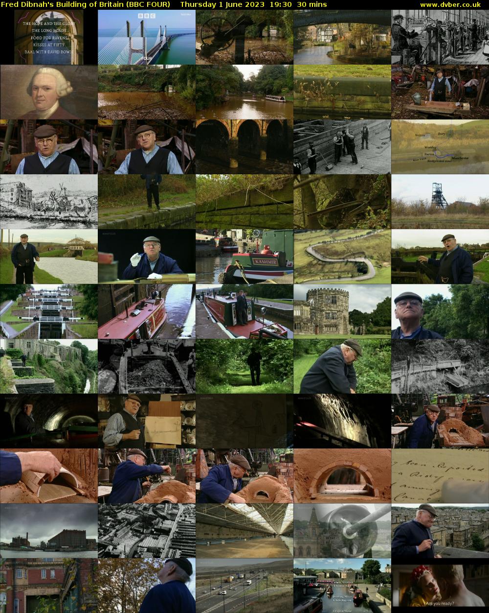 Fred Dibnah's Building of Britain (BBC FOUR) Thursday 1 June 2023 19:30 - 20:00