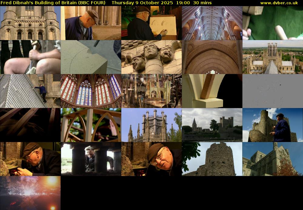 Fred Dibnah's Building of Britain (BBC FOUR) Thursday 9 October 2025 19:00 - 19:30