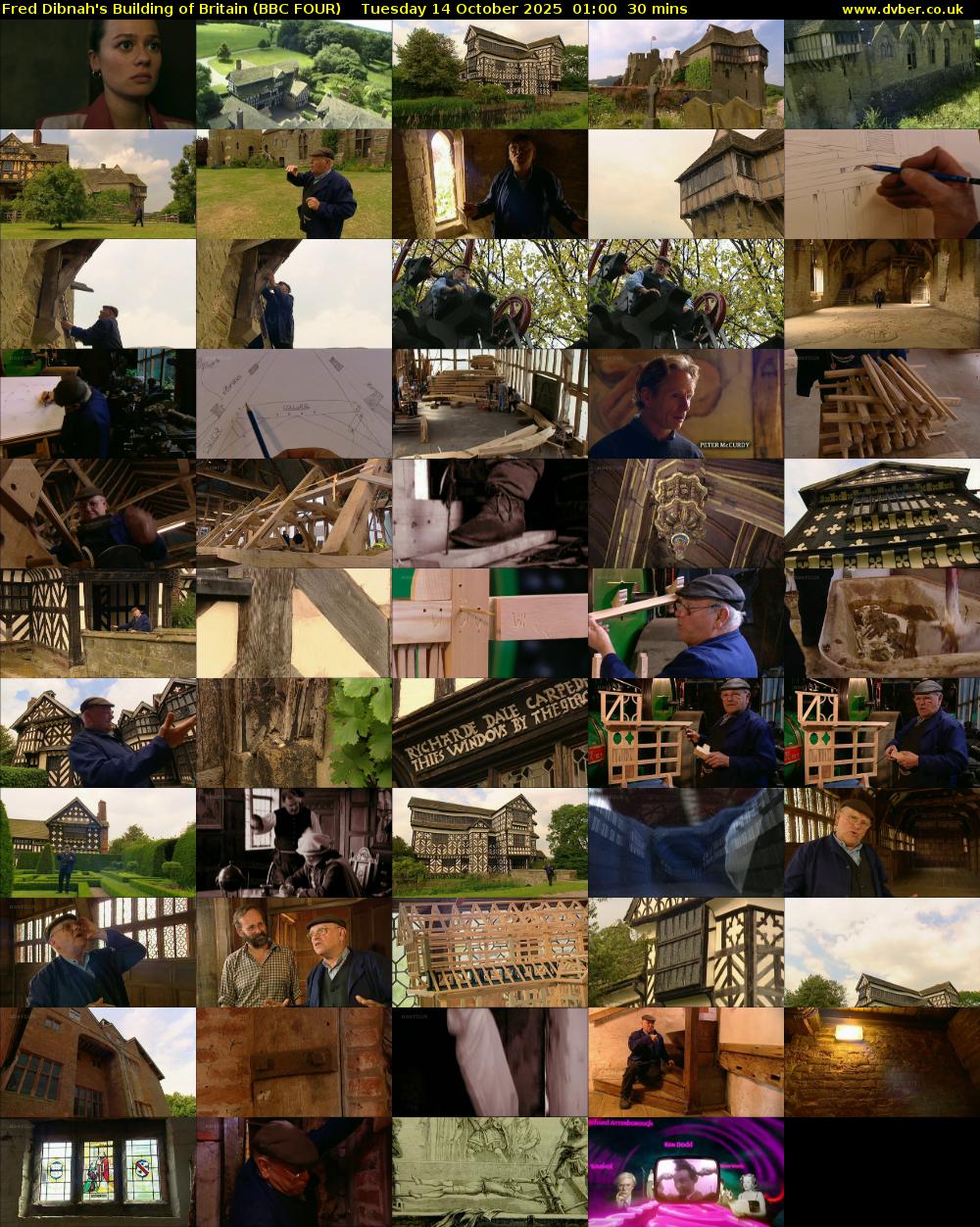 Fred Dibnah's Building of Britain (BBC FOUR) Tuesday 14 October 2025 01:00 - 01:30