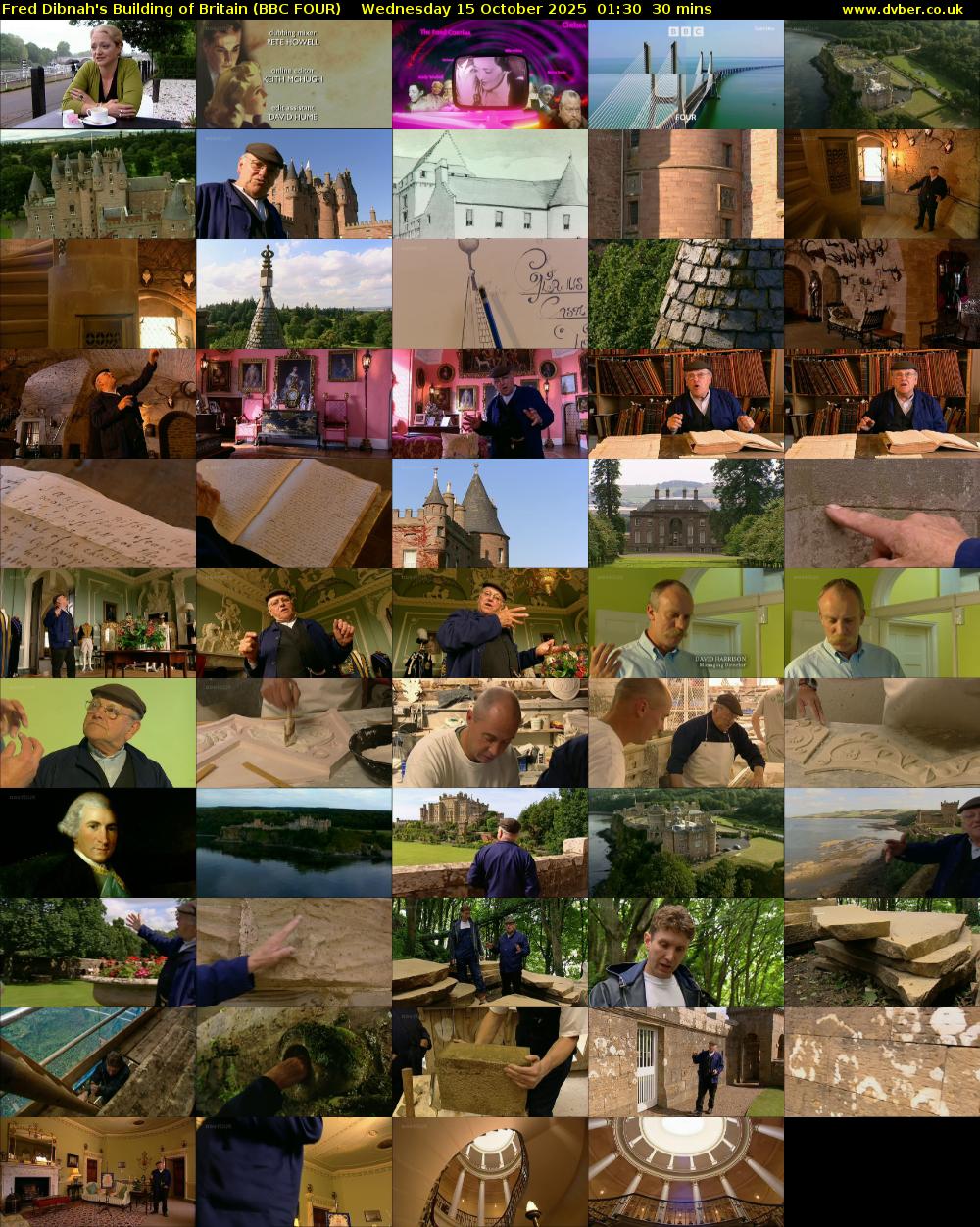 Fred Dibnah's Building of Britain (BBC FOUR) Wednesday 15 October 2025 01:30 - 02:00
