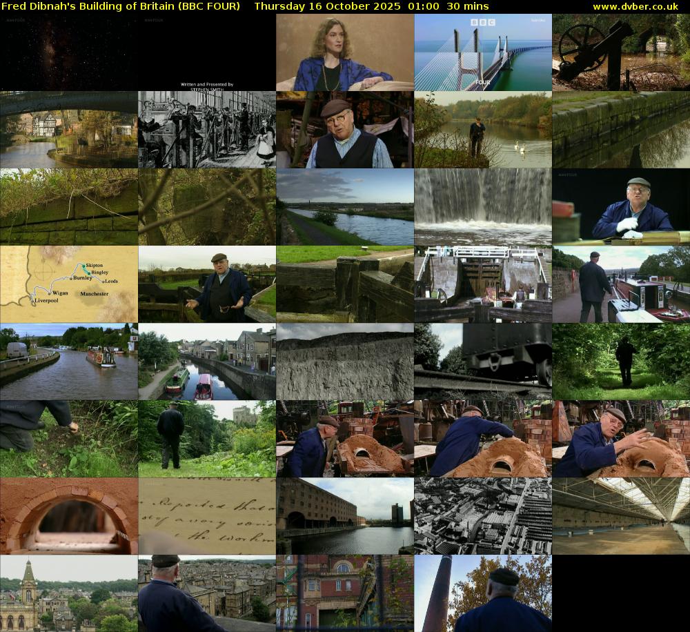 Fred Dibnah's Building of Britain (BBC FOUR) Thursday 16 October 2025 01:00 - 01:30