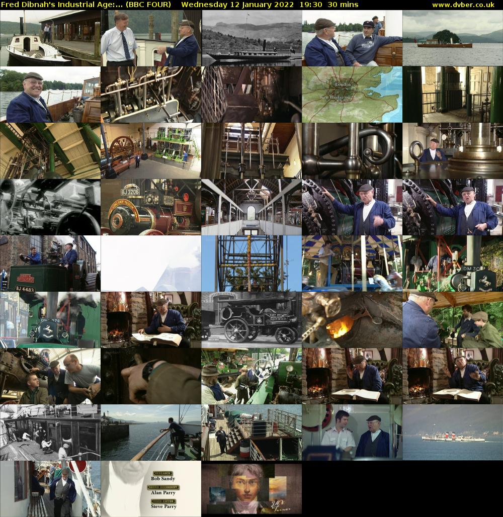 Fred Dibnah's Industrial Age:... (BBC FOUR) Wednesday 12 January 2022 19:30 - 20:00