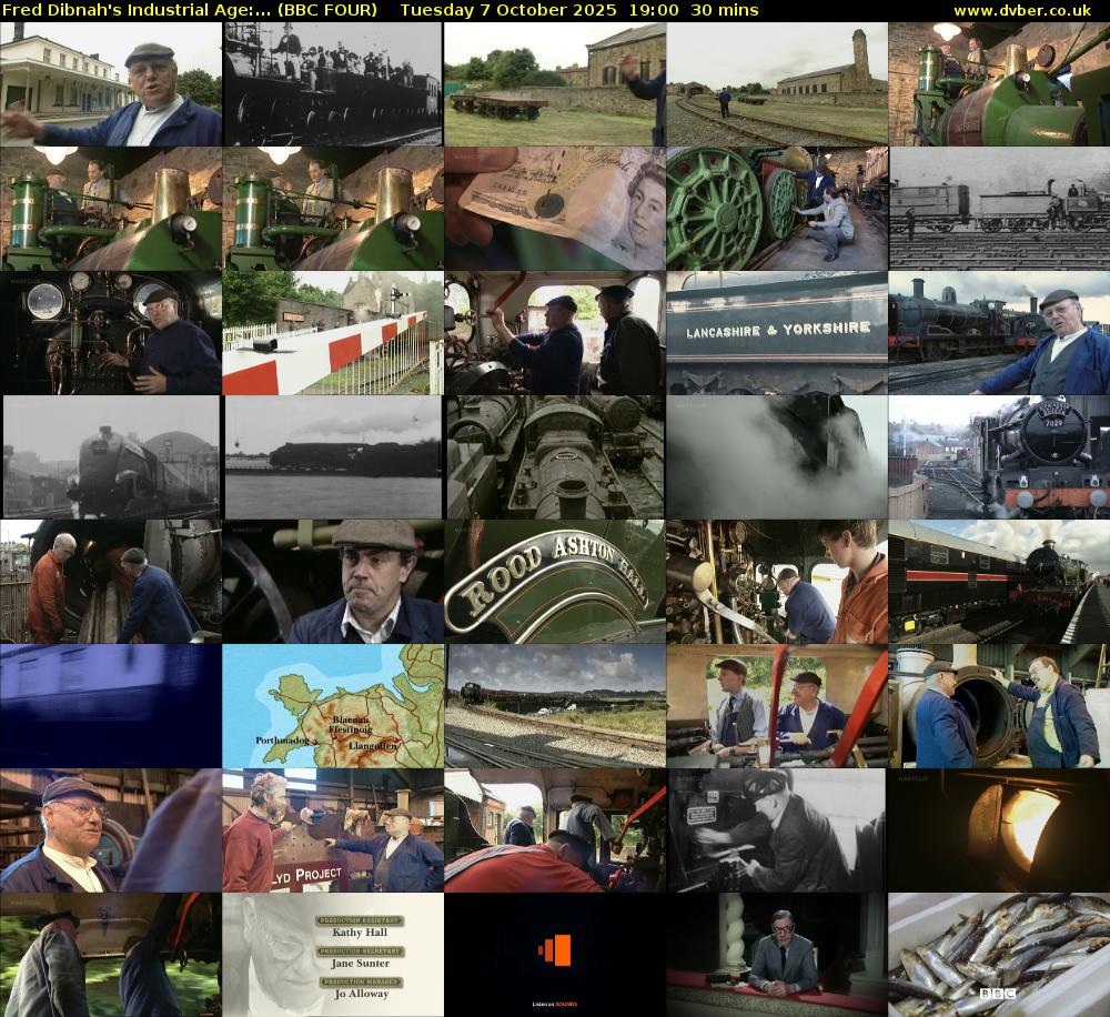 Fred Dibnah's Industrial Age:... (BBC FOUR) Tuesday 7 October 2025 19:00 - 19:30