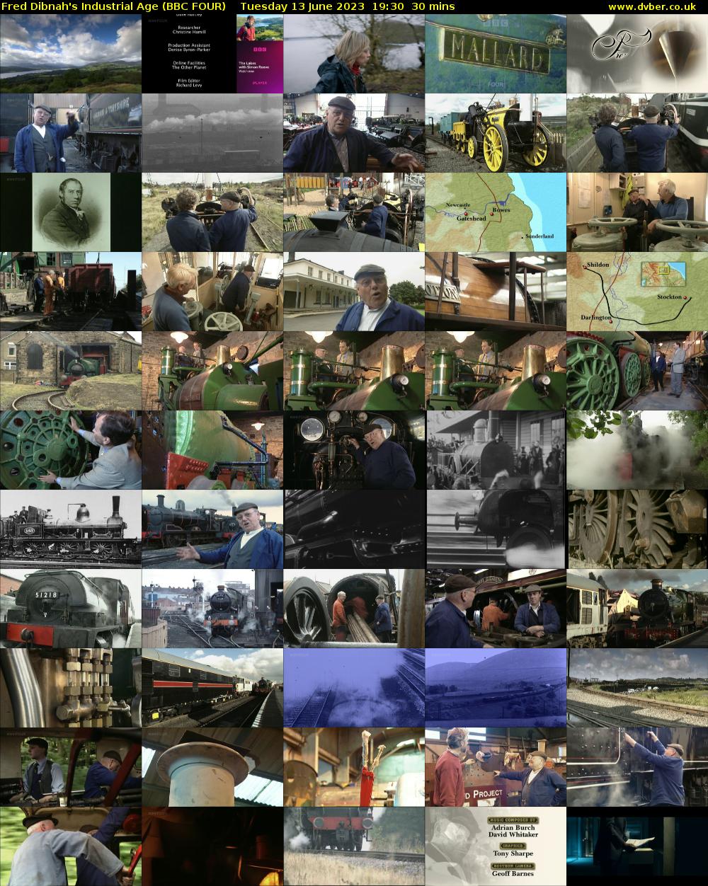 Fred Dibnah's Industrial Age (BBC FOUR) Tuesday 13 June 2023 19:30 - 20:00