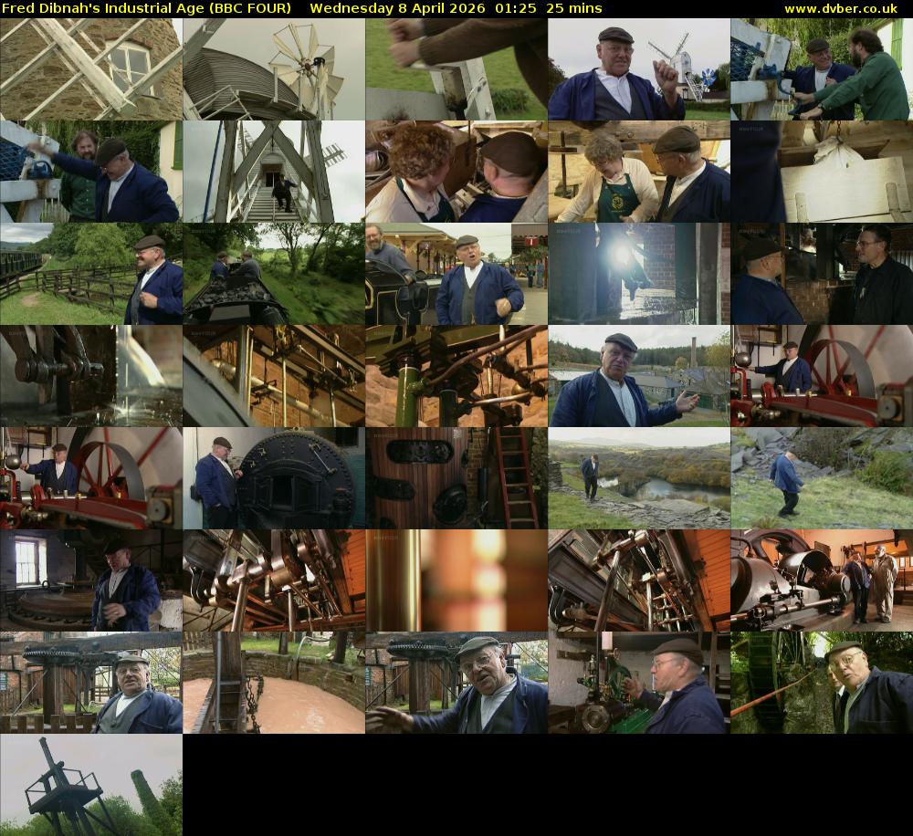 Fred Dibnah's Industrial Age (BBC FOUR) Wednesday 8 April 2026 01:25 - 01:50