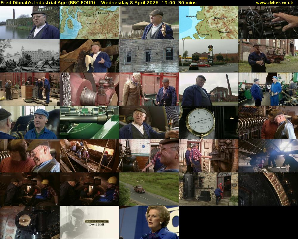 Fred Dibnah's Industrial Age (BBC FOUR) Wednesday 8 April 2026 19:00 - 19:30