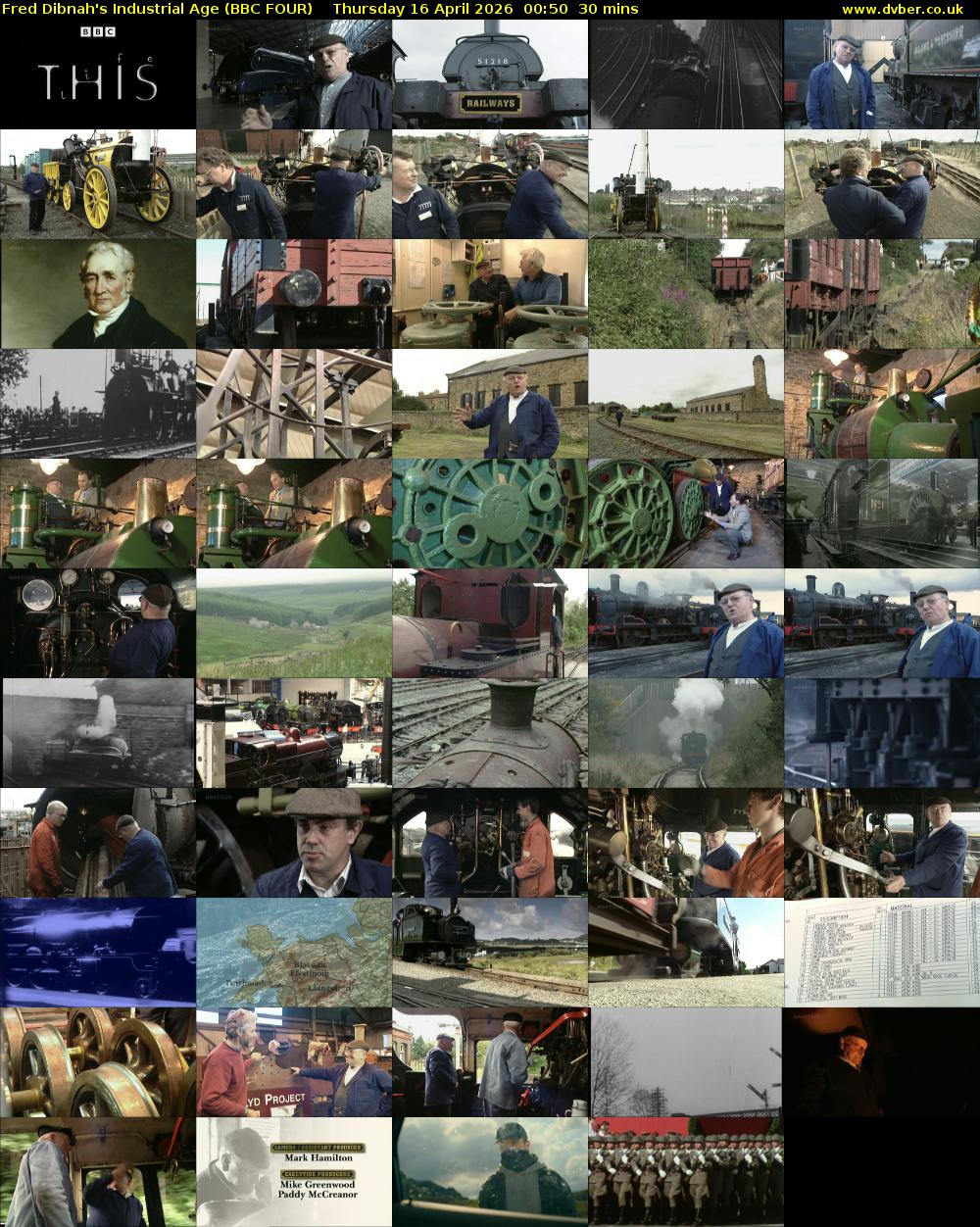Fred Dibnah's Industrial Age (BBC FOUR) Thursday 16 April 2026 00:50 - 01:20