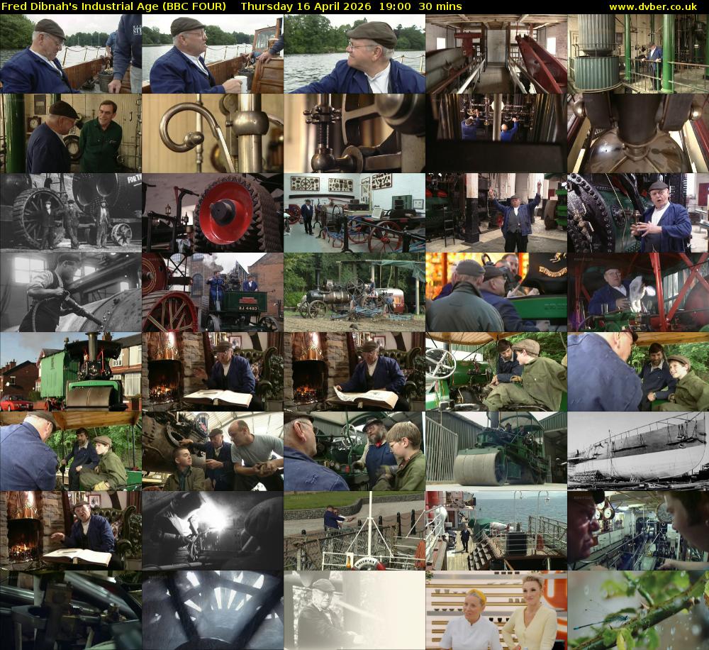 Fred Dibnah's Industrial Age (BBC FOUR) Thursday 16 April 2026 19:00 - 19:30