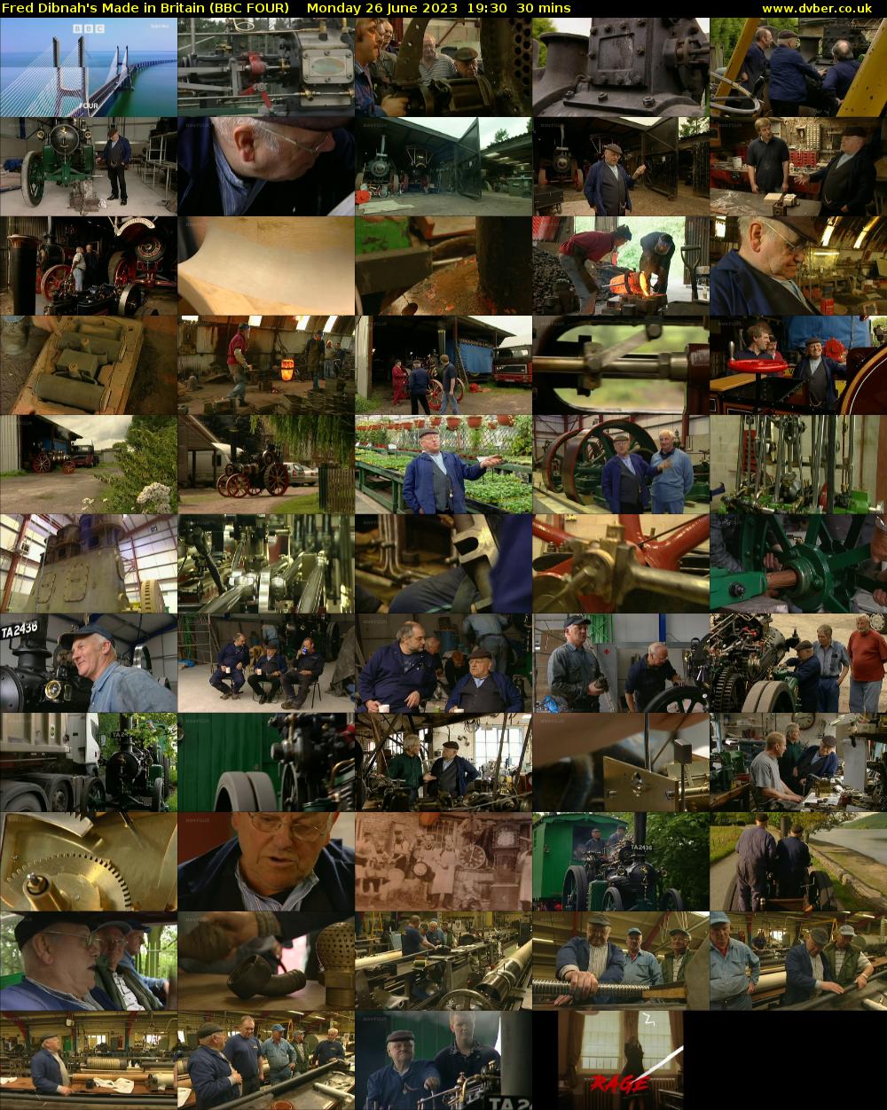 Fred Dibnah's Made in Britain (BBC FOUR) Monday 26 June 2023 19:30 - 20:00