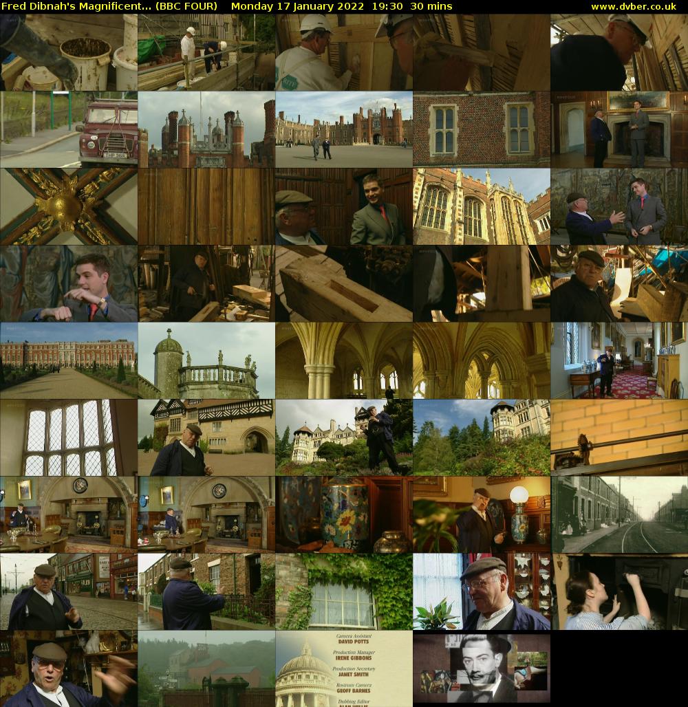 Fred Dibnah's Magnificent... (BBC FOUR) Monday 17 January 2022 19:30 - 20:00