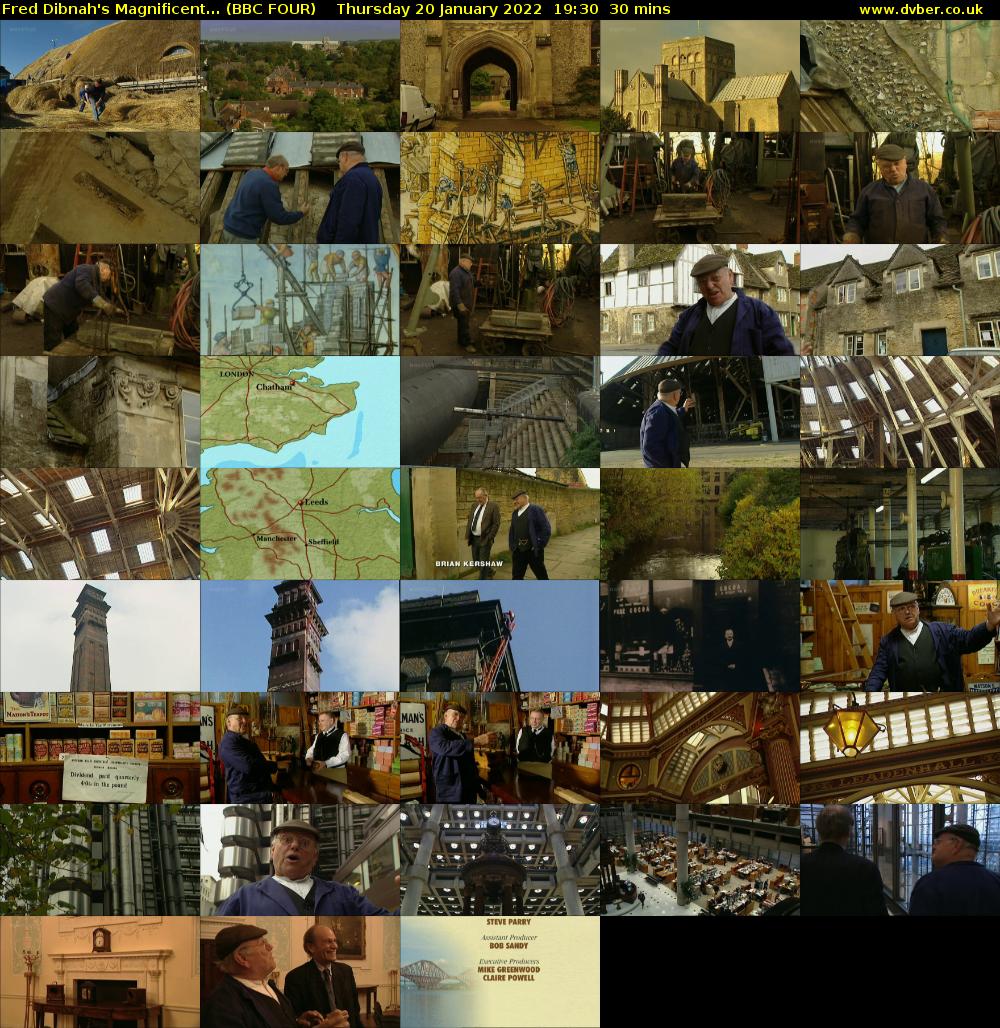 Fred Dibnah's Magnificent... (BBC FOUR) Thursday 20 January 2022 19:30 - 20:00