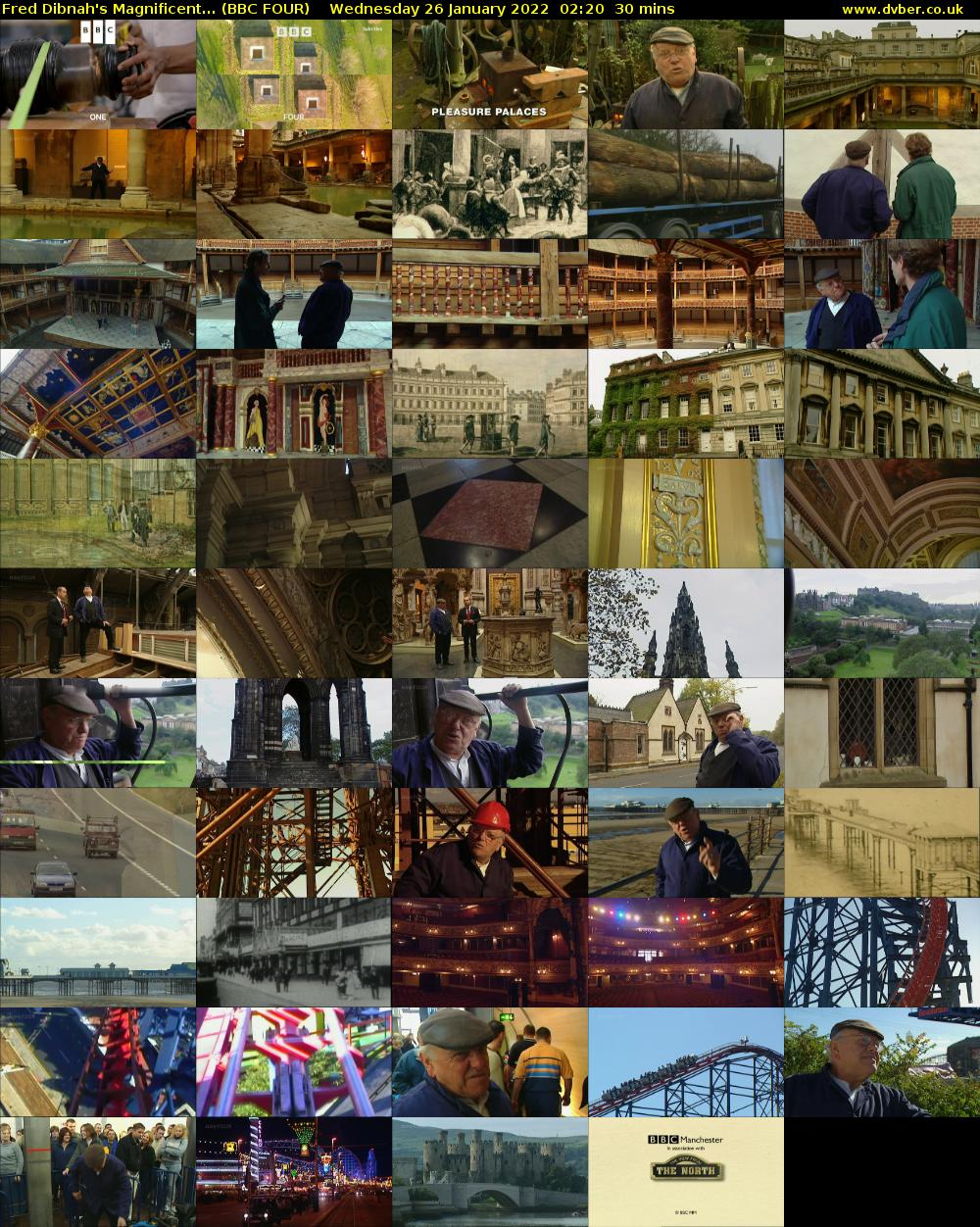 Fred Dibnah's Magnificent... (BBC FOUR) Wednesday 26 January 2022 02:20 - 02:50