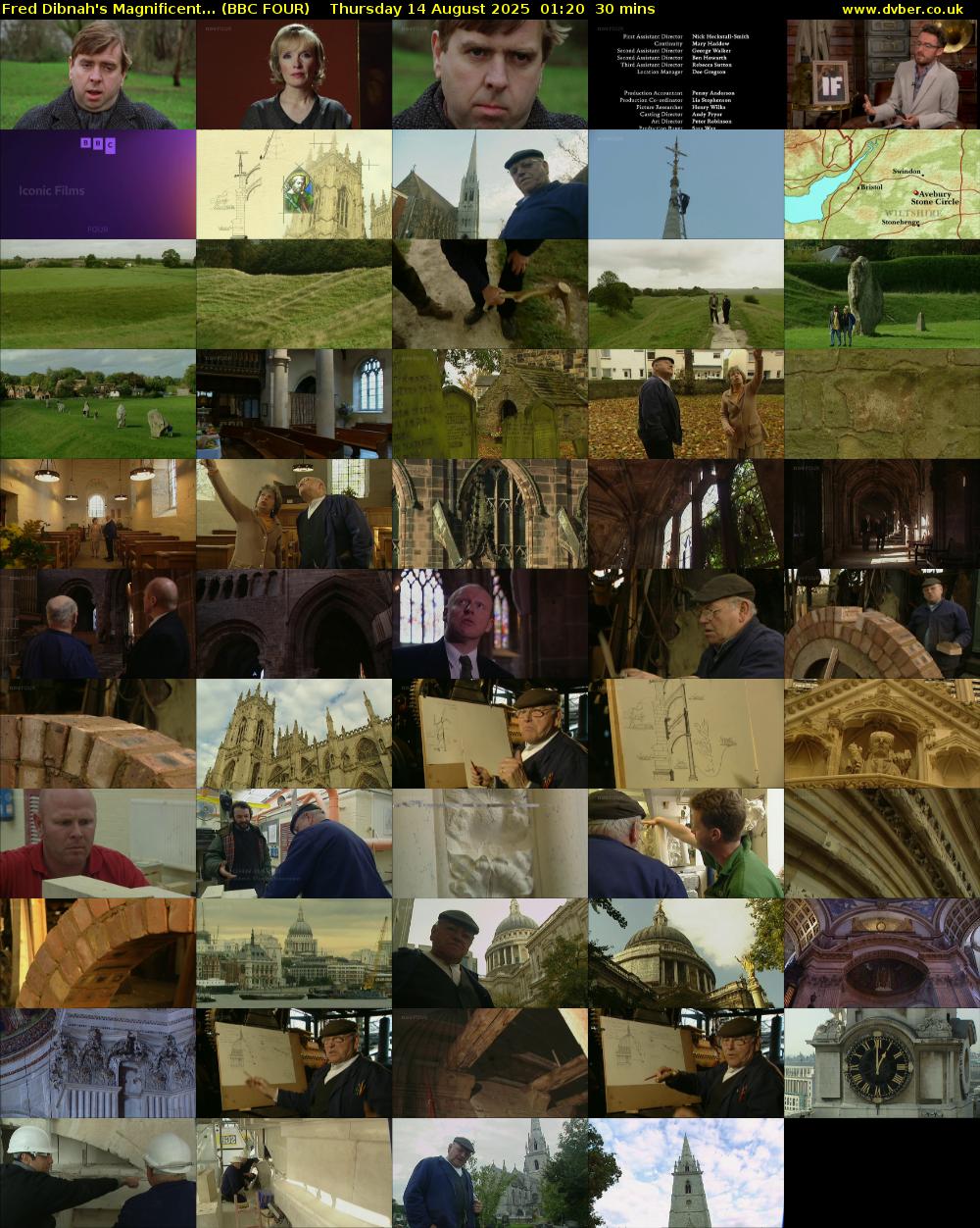 Fred Dibnah's Magnificent... (BBC FOUR) Thursday 14 August 2025 01:20 - 01:50