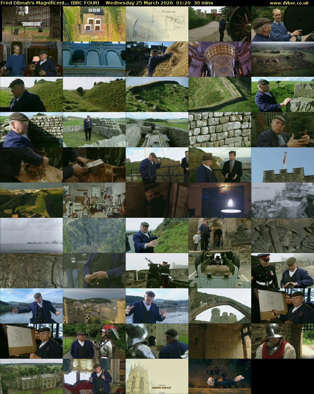 Fred Dibnah's Magnificent... (BBC FOUR) Wednesday 25 March 2026 01:20 - 01:50