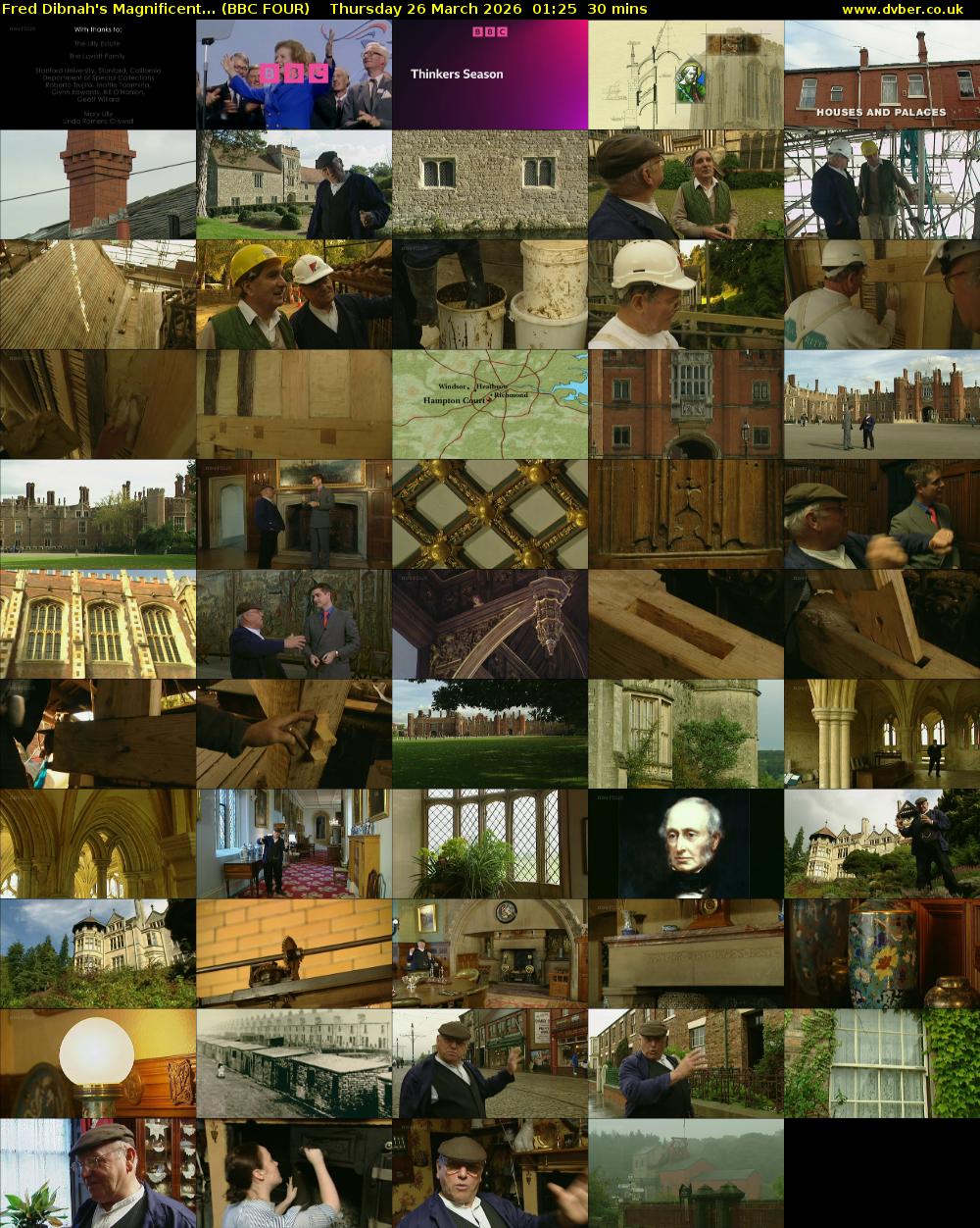Fred Dibnah's Magnificent... (BBC FOUR) Thursday 26 March 2026 01:25 - 01:55