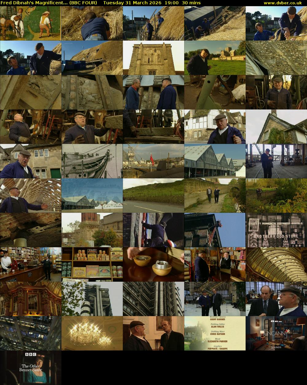 Fred Dibnah's Magnificent... (BBC FOUR) Tuesday 31 March 2026 19:00 - 19:30
