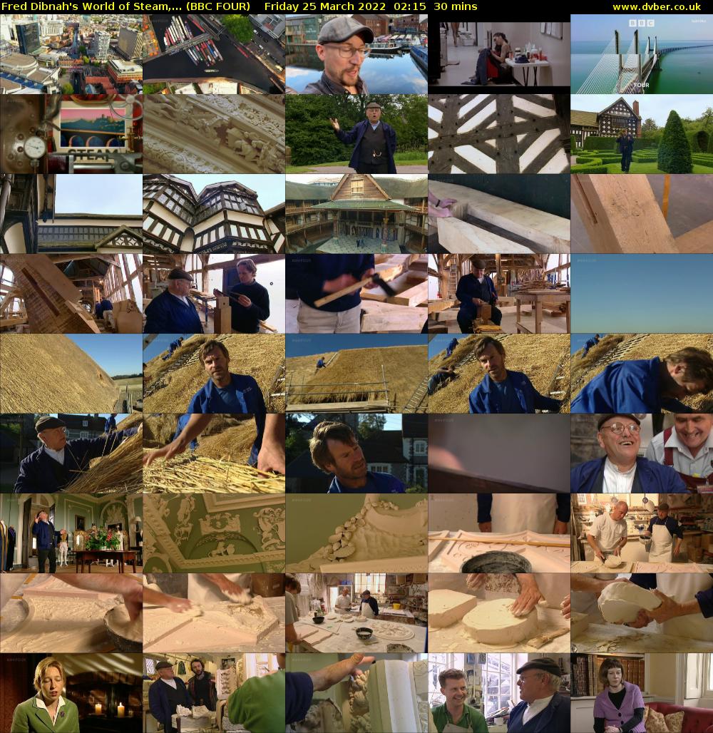 Fred Dibnah's World of Steam,... (BBC FOUR) Friday 25 March 2022 02:15 - 02:45
