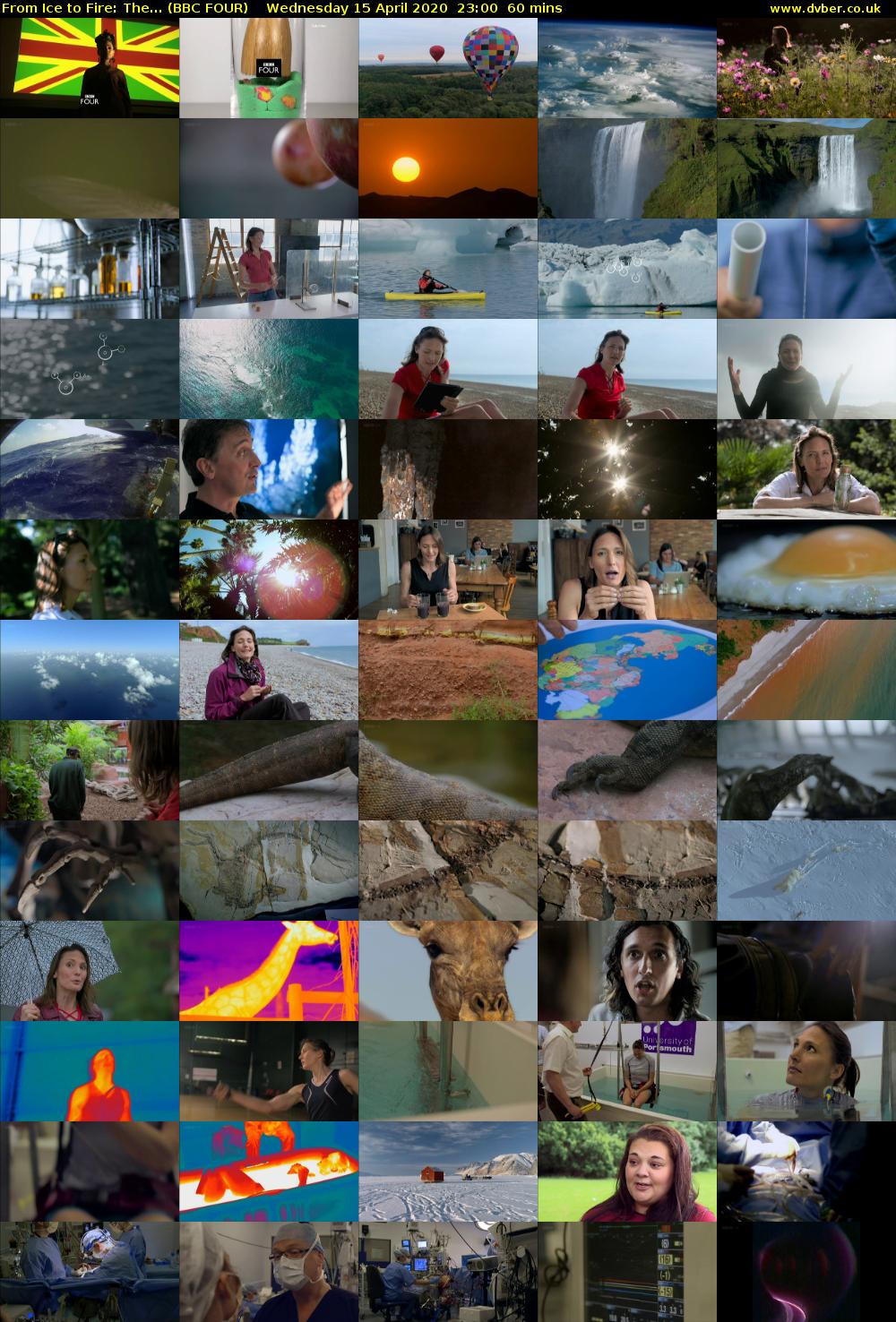 From Ice to Fire: The... (BBC FOUR) Wednesday 15 April 2020 23:00 - 00:00