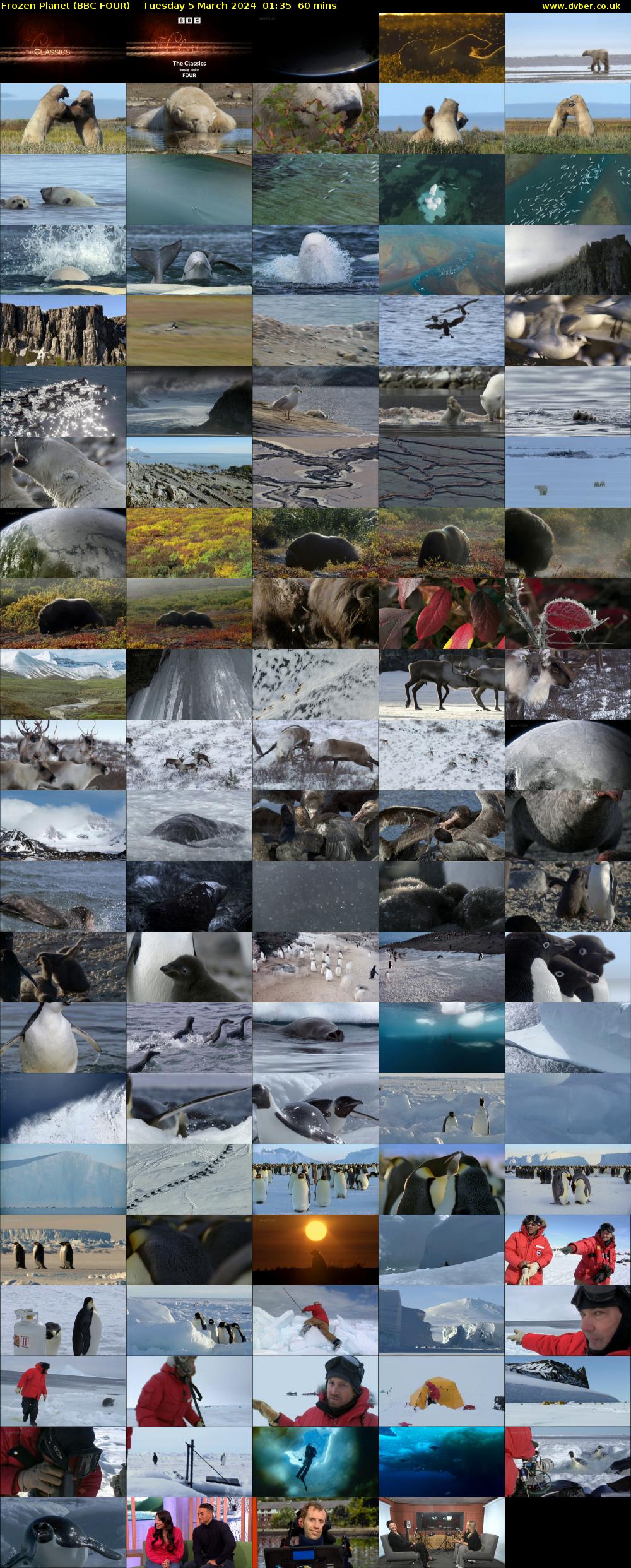 Frozen Planet (BBC FOUR) Tuesday 5 March 2024 01:35 - 02:35