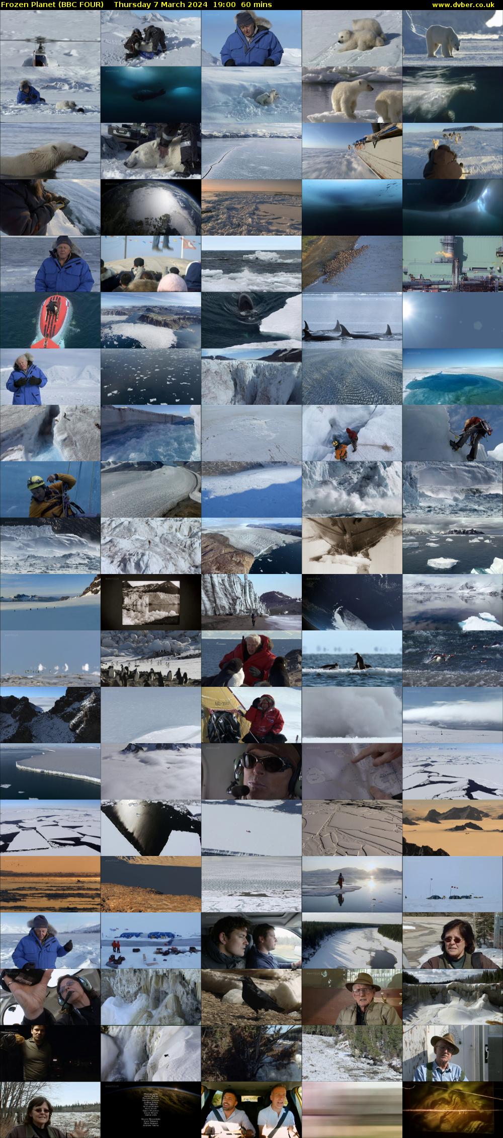 Frozen Planet (BBC FOUR) Thursday 7 March 2024 19:00 - 20:00