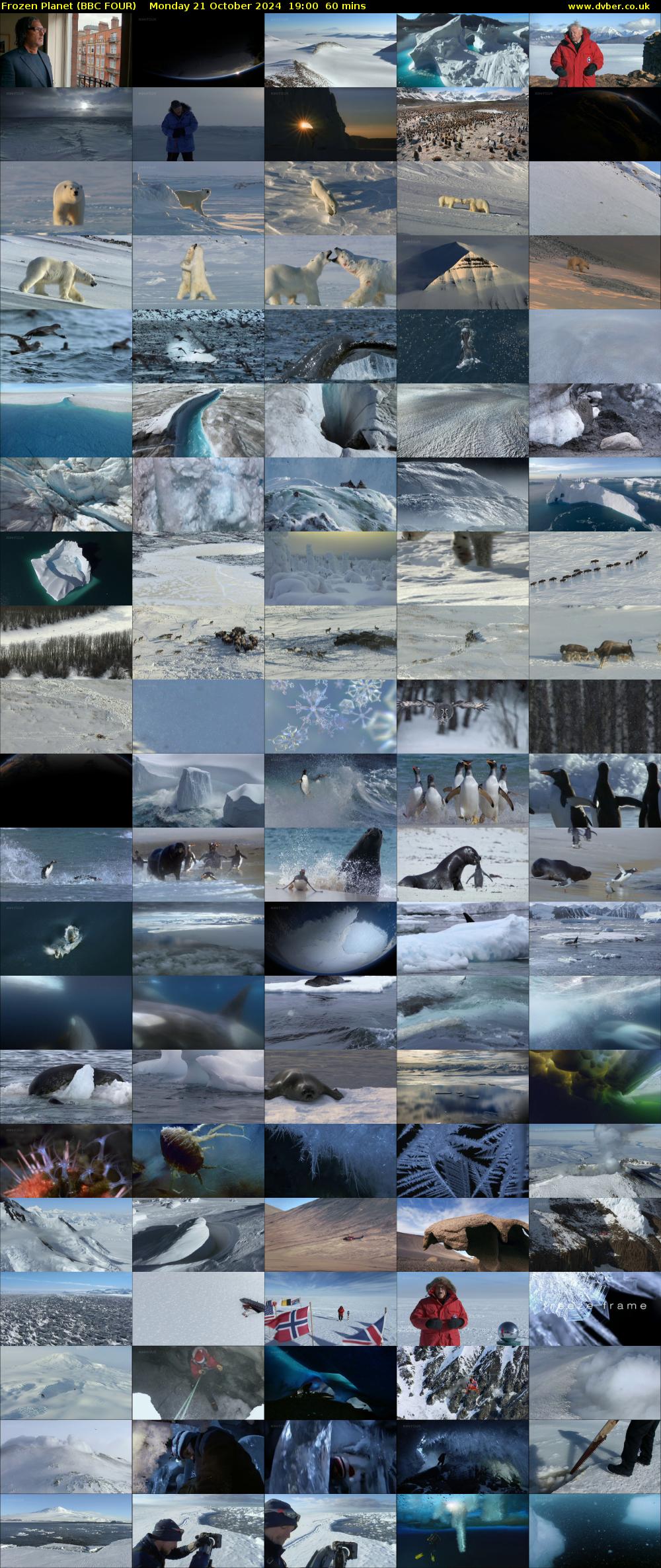 Frozen Planet (BBC FOUR) Monday 21 October 2024 19:00 - 20:00
