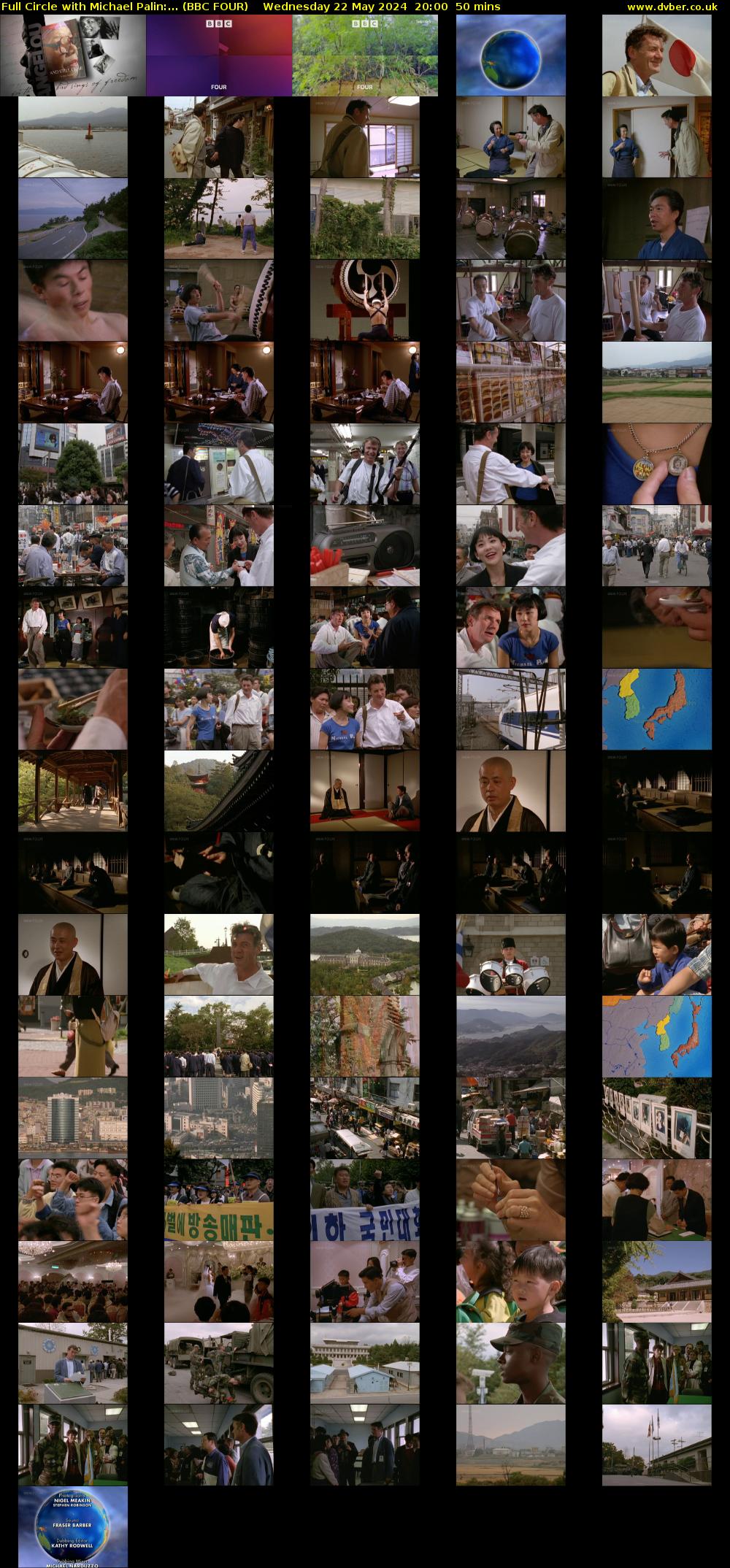 Full Circle with Michael Palin:... (BBC FOUR) Wednesday 22 May 2024 20:00 - 20:50