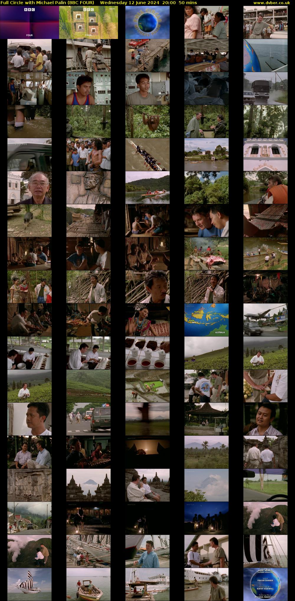 Full Circle with Michael Palin (BBC FOUR) Wednesday 12 June 2024 20:00 - 20:50